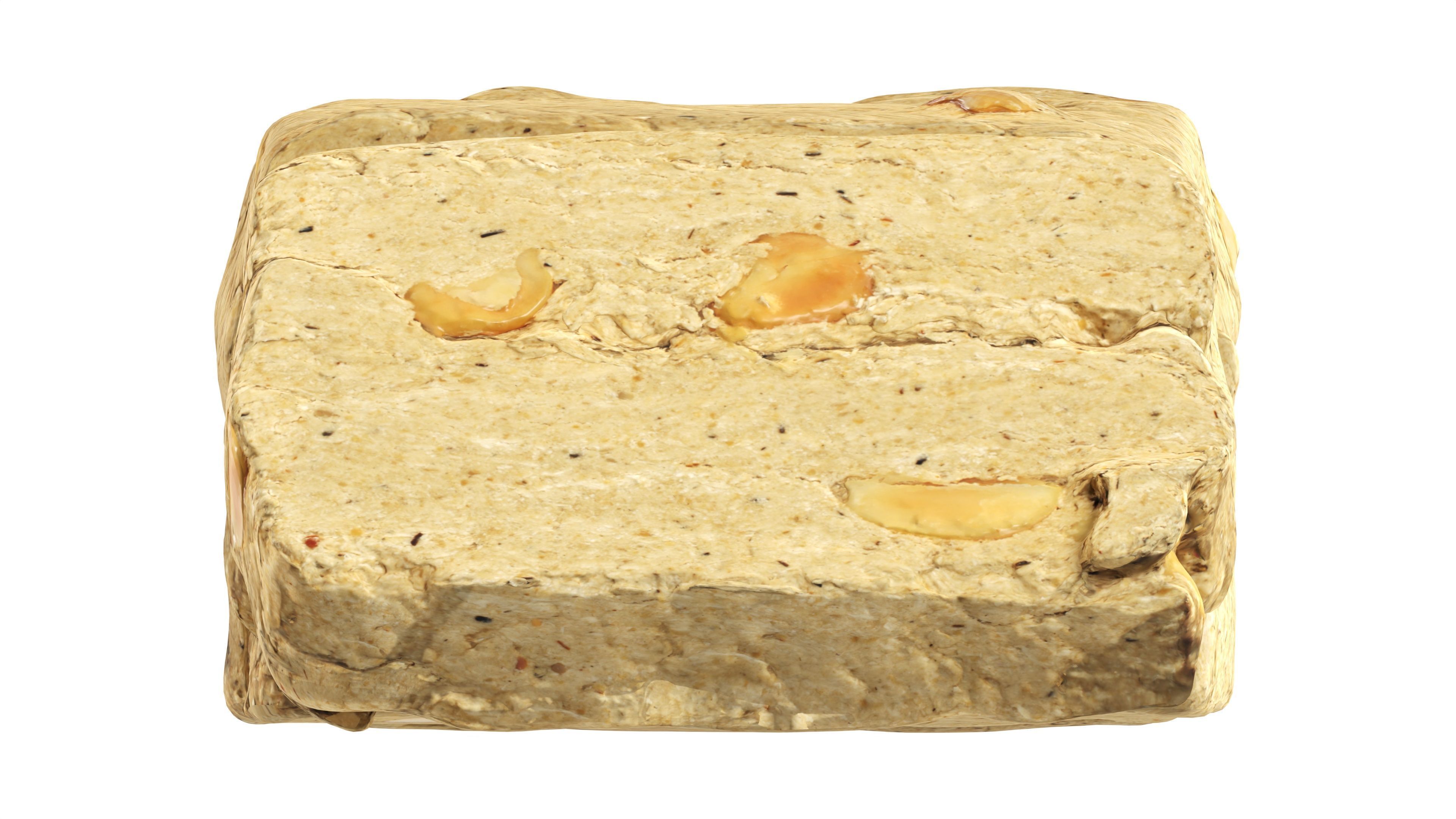 Sunflower seed Khalva 3D model_4