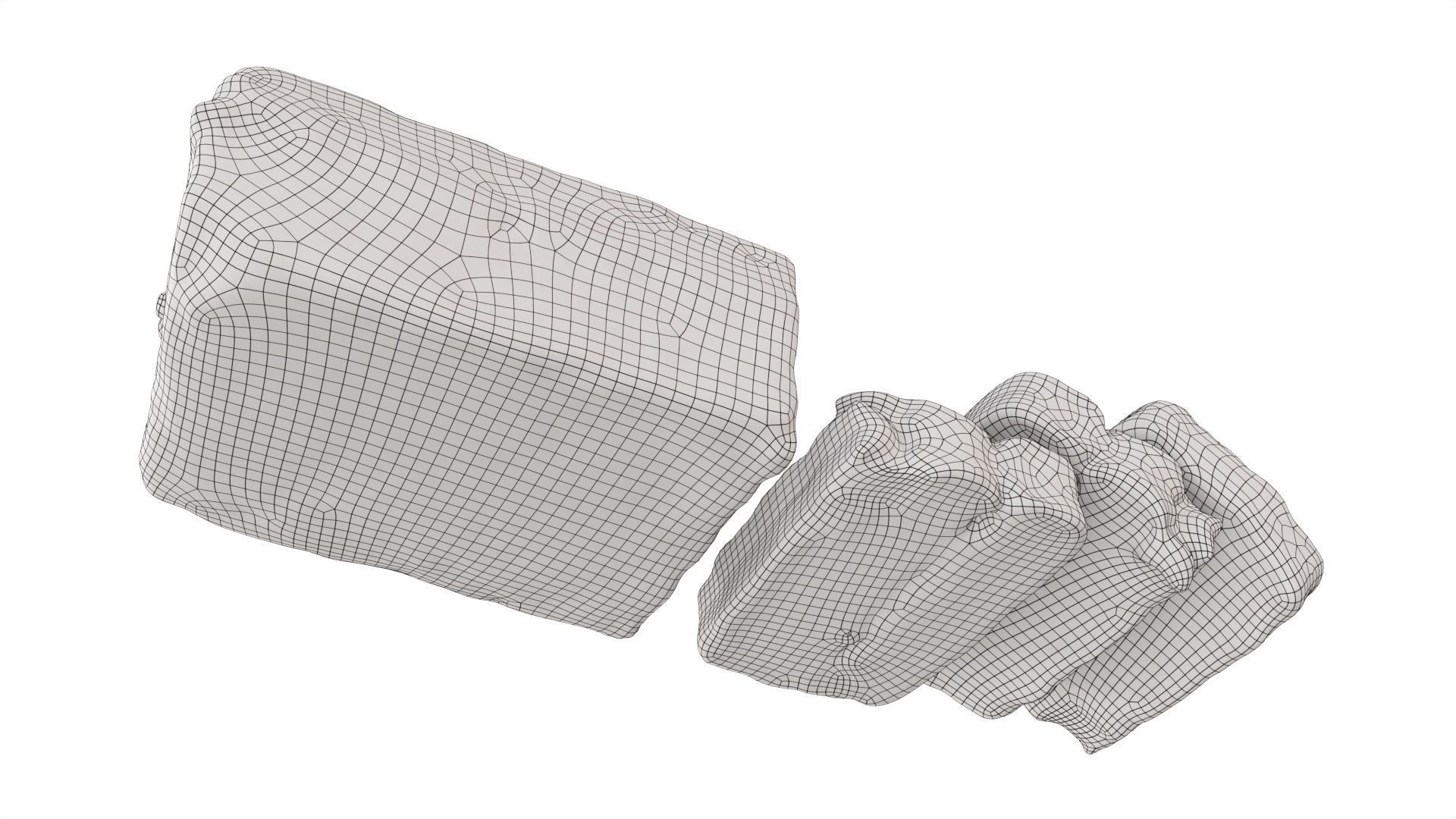 Sunflower seed Khalva 3D model_7