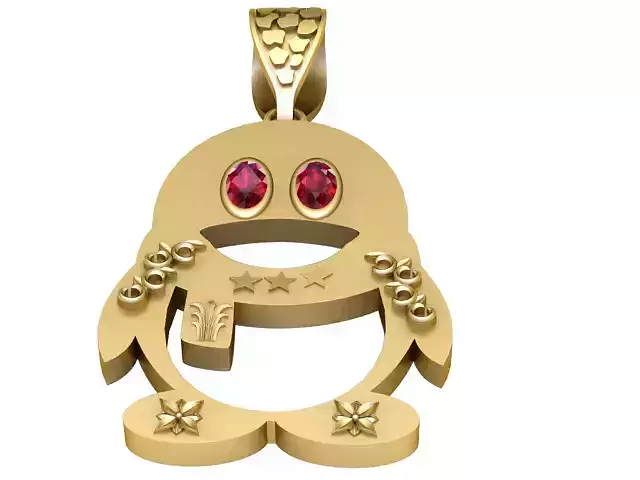 PENGUIN ANIMAL PENDANT 3D PRINTABLE MODEL 