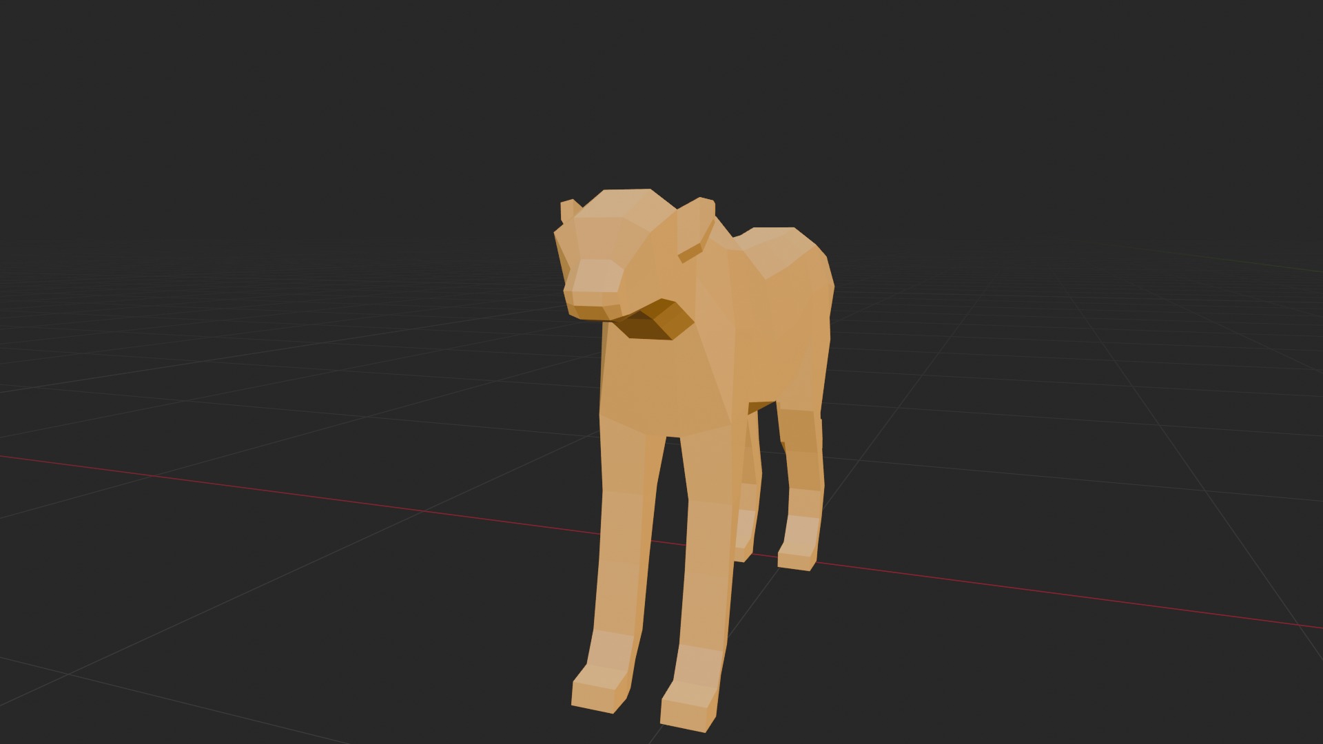 LowPoly Desert Animals Low-poly 3D model_4
