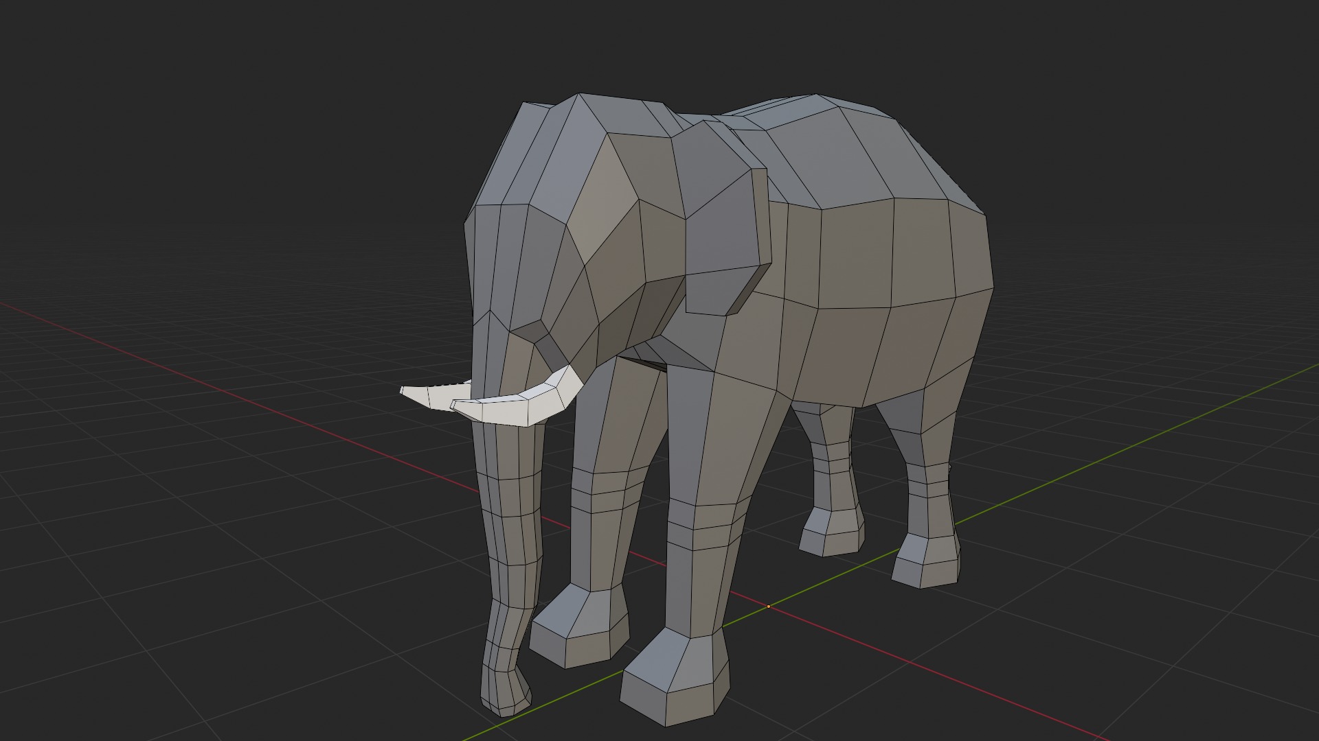 LowPoly Desert Animals Low-poly 3D model_9