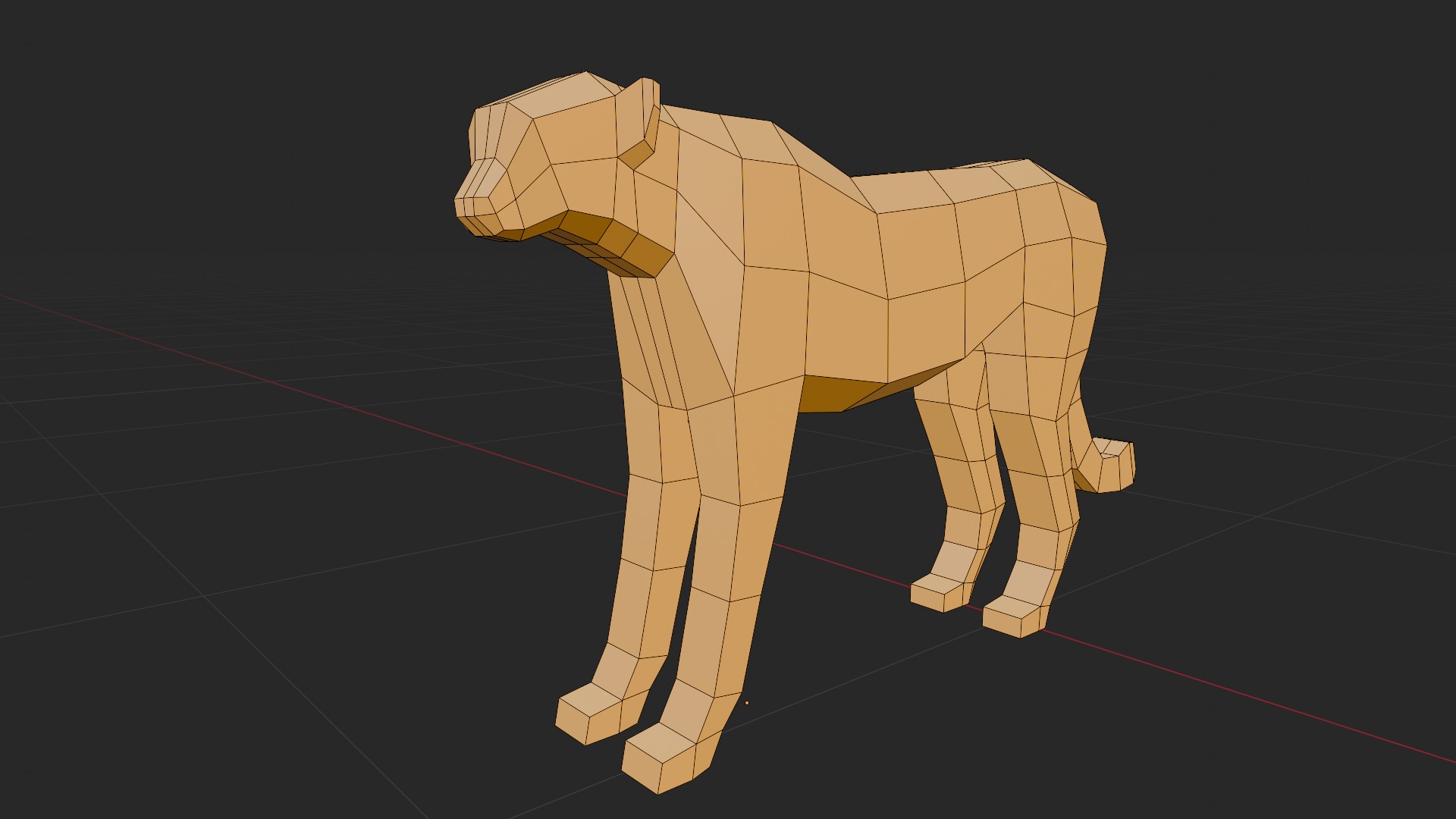 LowPoly Desert Animals Low-poly 3D model_6