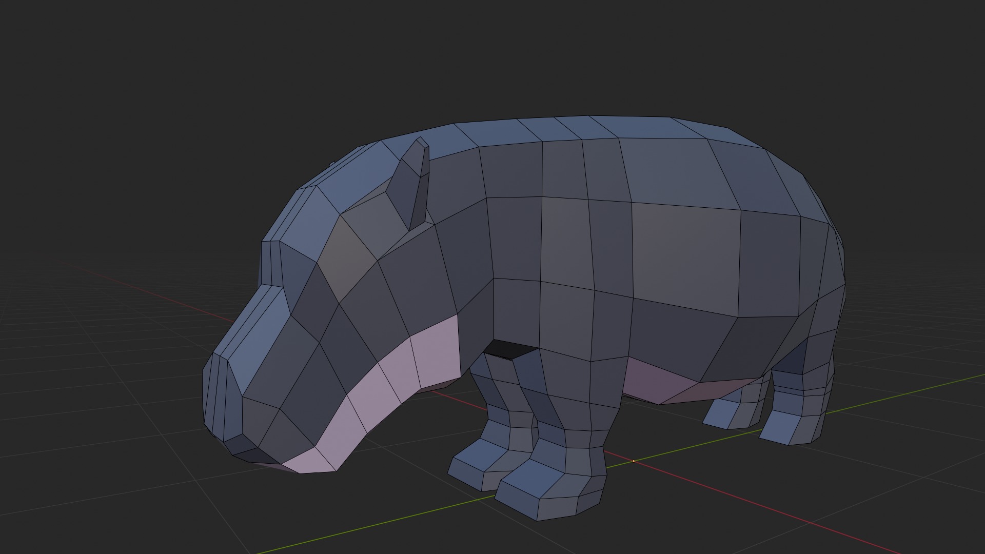 LowPoly Desert Animals Low-poly 3D model_15