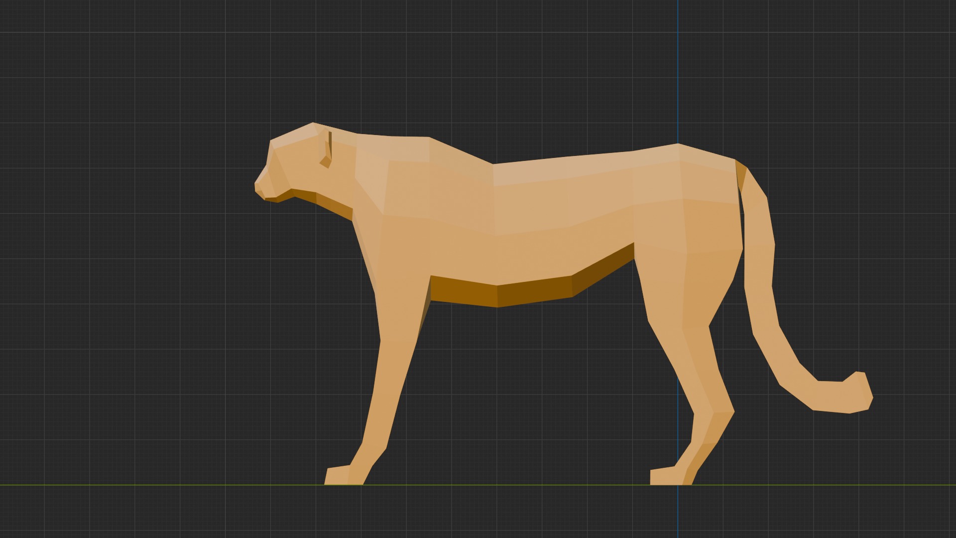 LowPoly Desert Animals Low-poly 3D model_5