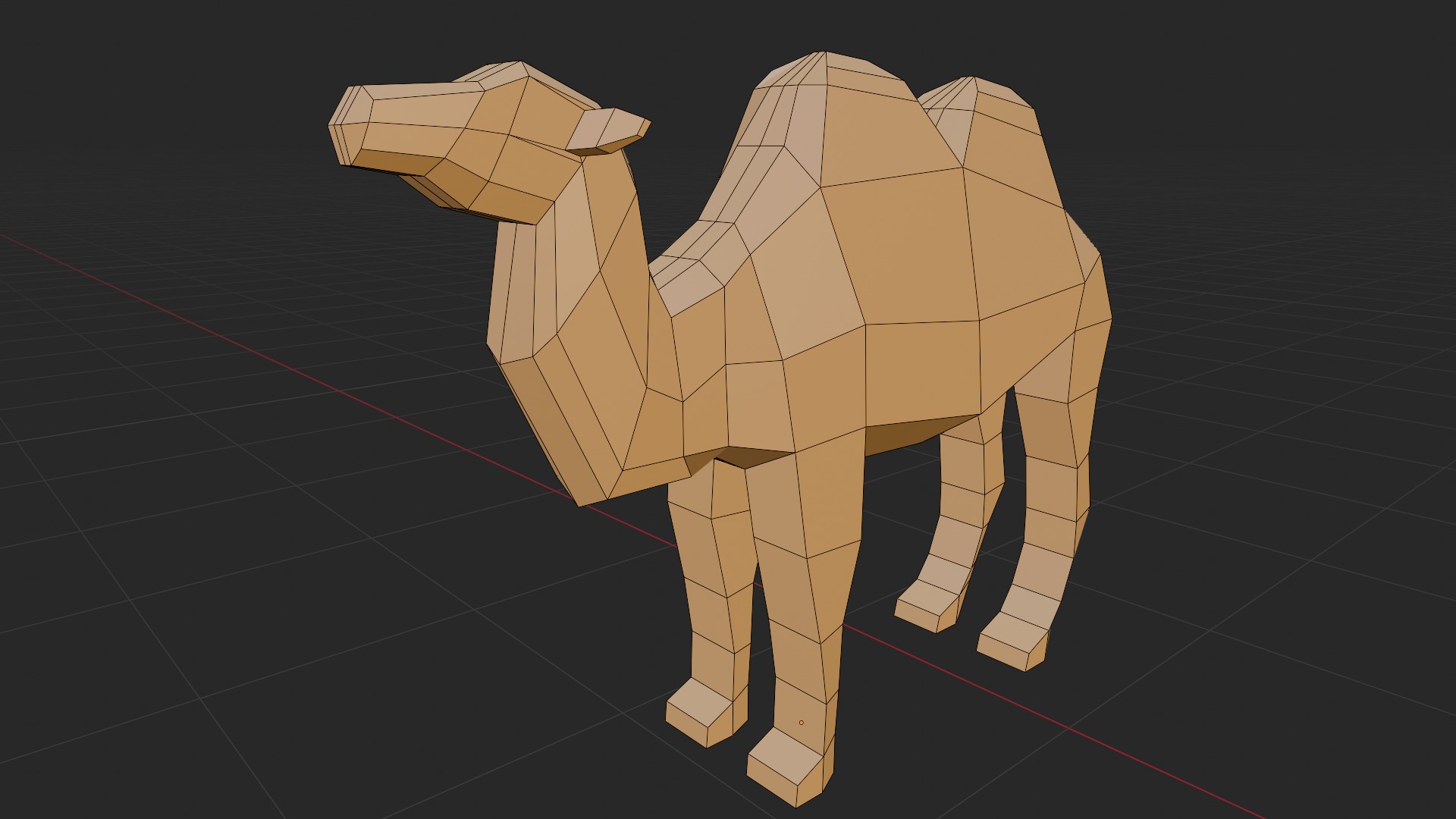 LowPoly Desert Animals Low-poly 3D model_3