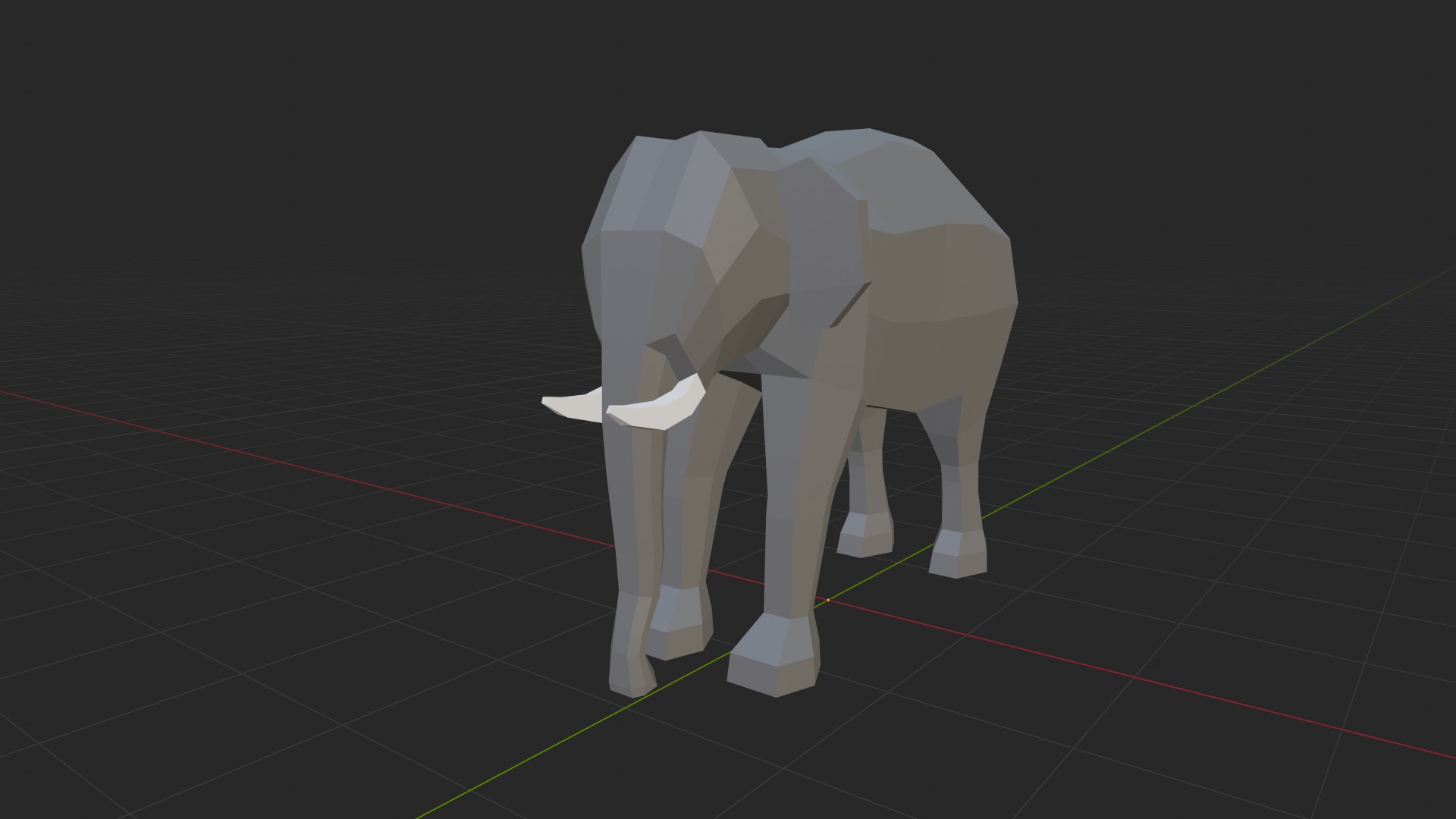 LowPoly Desert Animals Low-poly 3D model_7