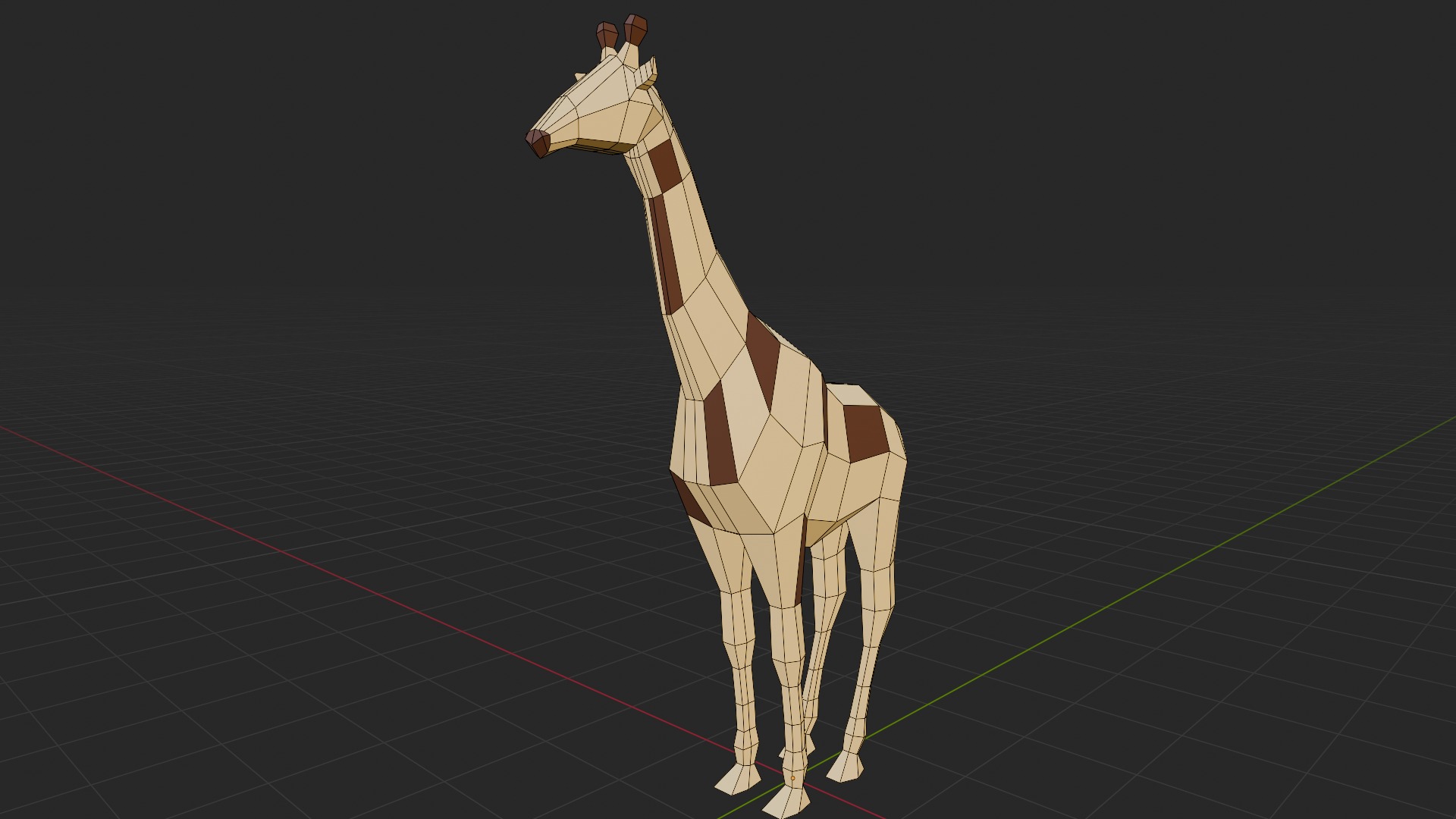 LowPoly Desert Animals Low-poly 3D model_12