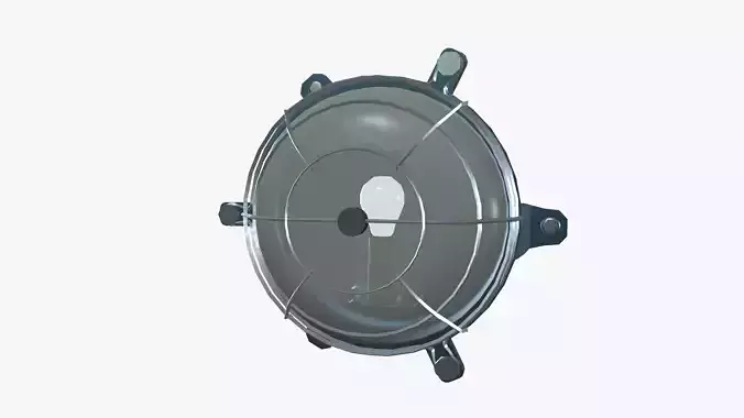 Industrial Wall Lamp 3D model