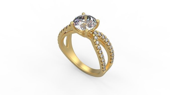 Woman Solitaire 1631 3D print model