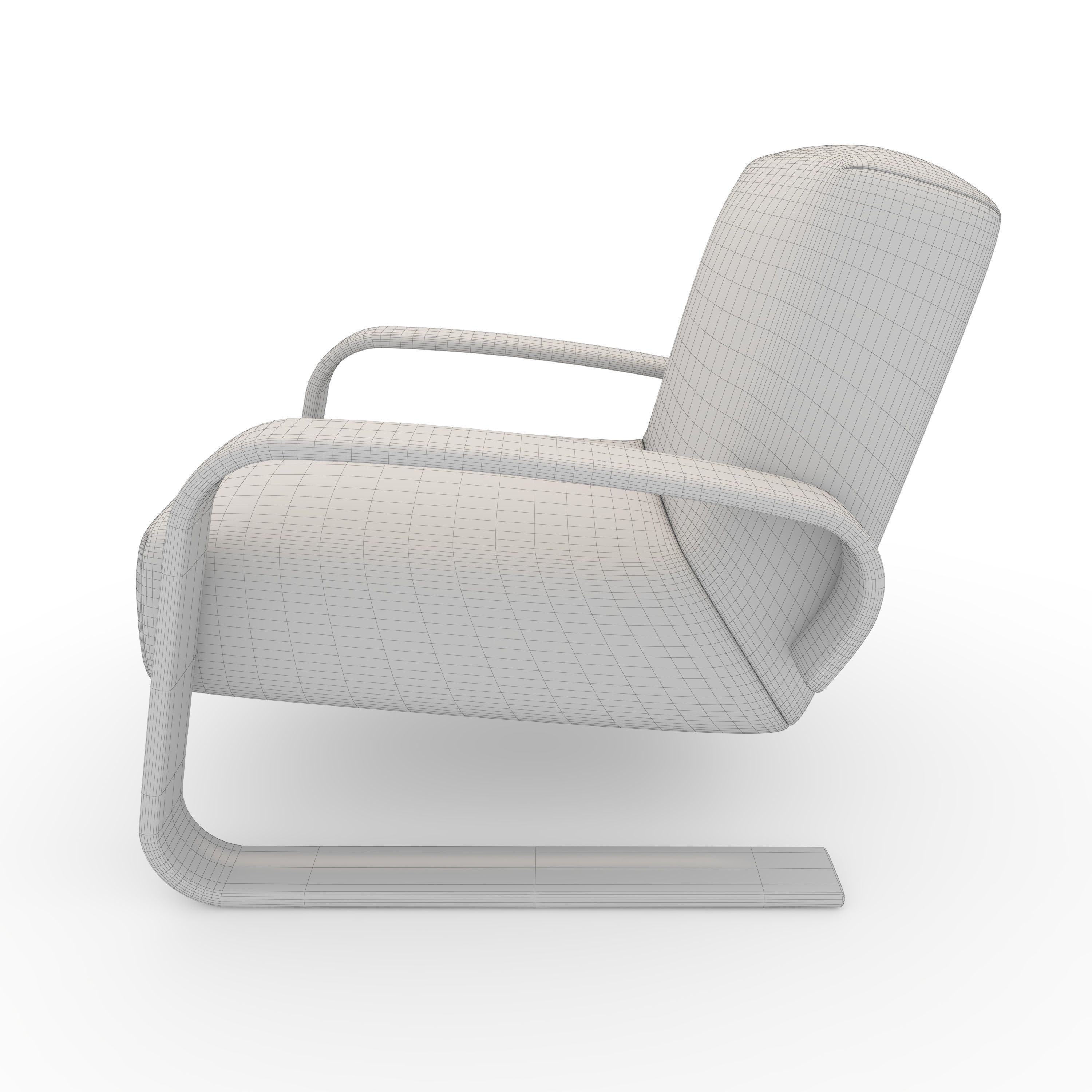 Armchair 48 3D model_5