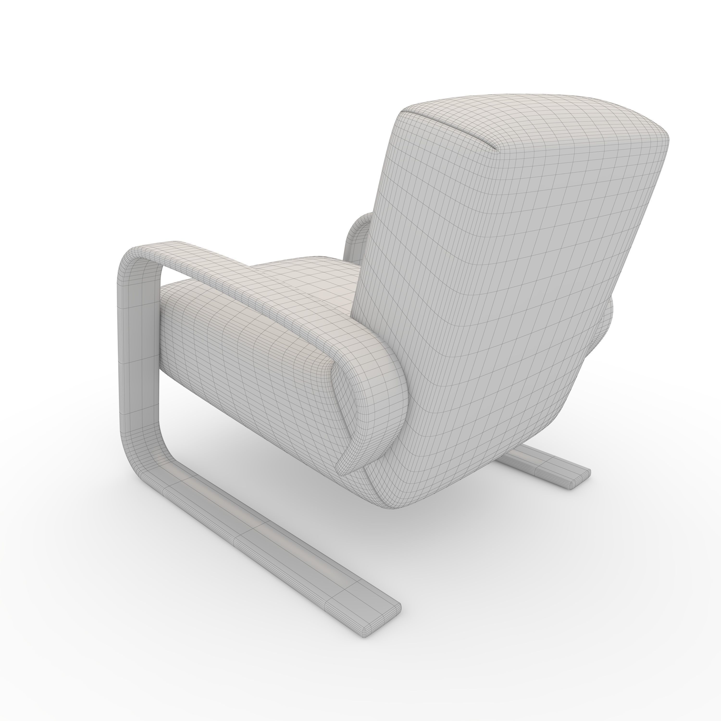 Armchair 48 3D model_7
