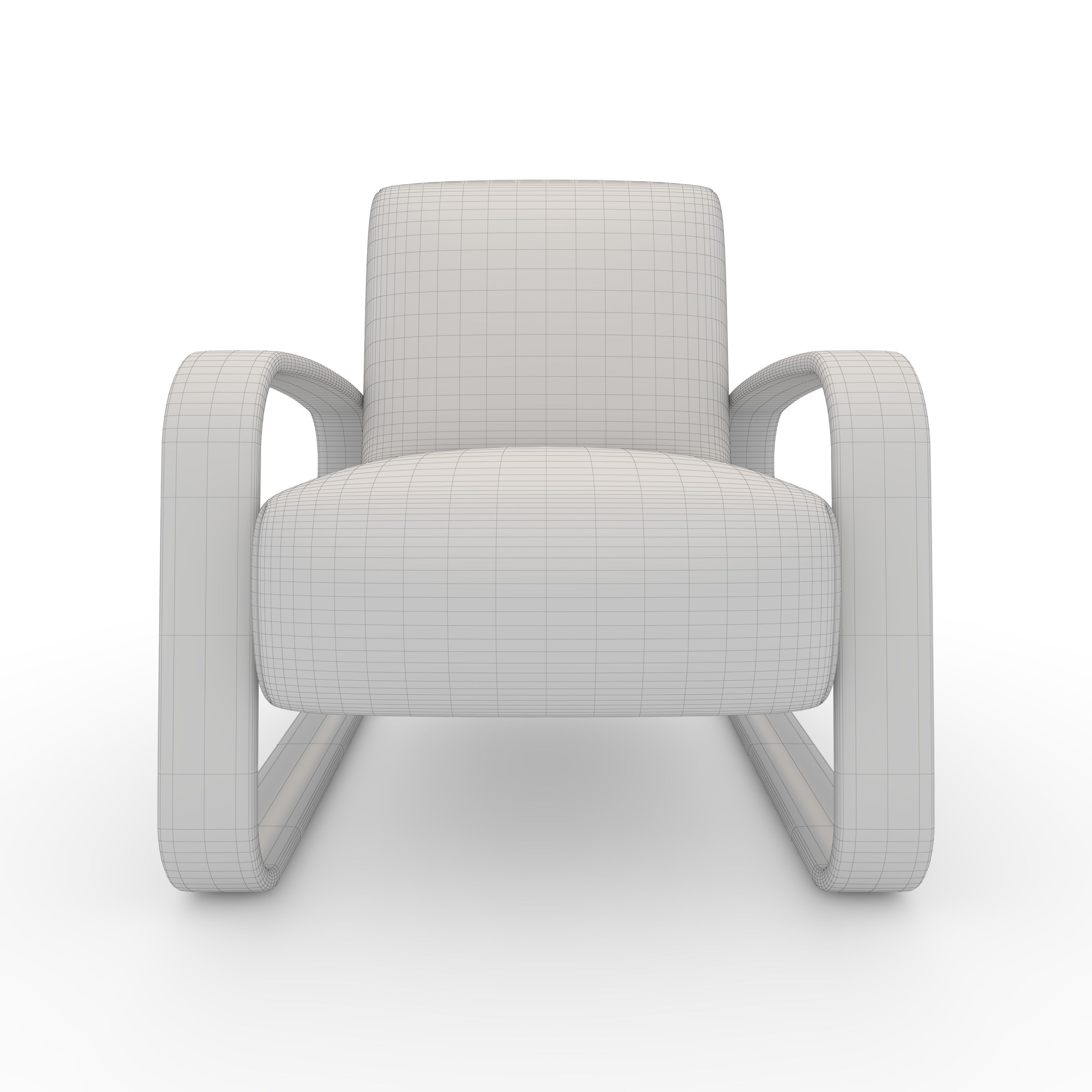 Armchair 48 3D model_11