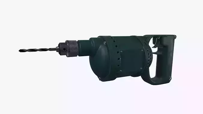 Old Drill machine 3D model