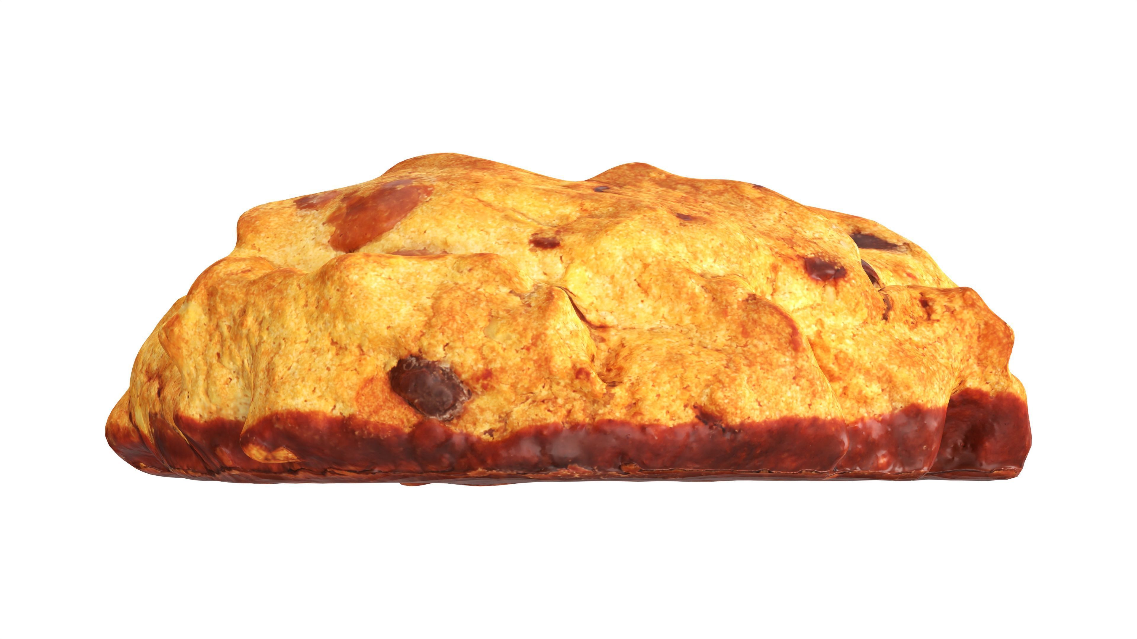 Triple choko cookie 01 3D model_5