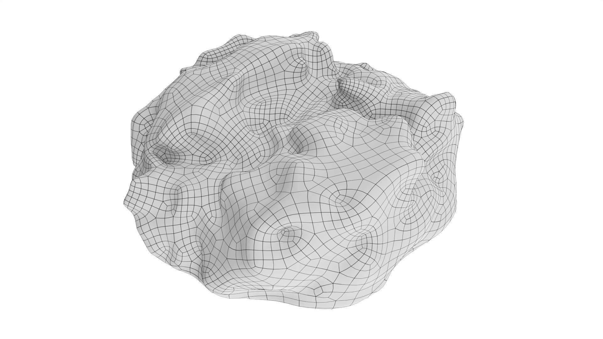 Triple choko cookie 01 3D model_7