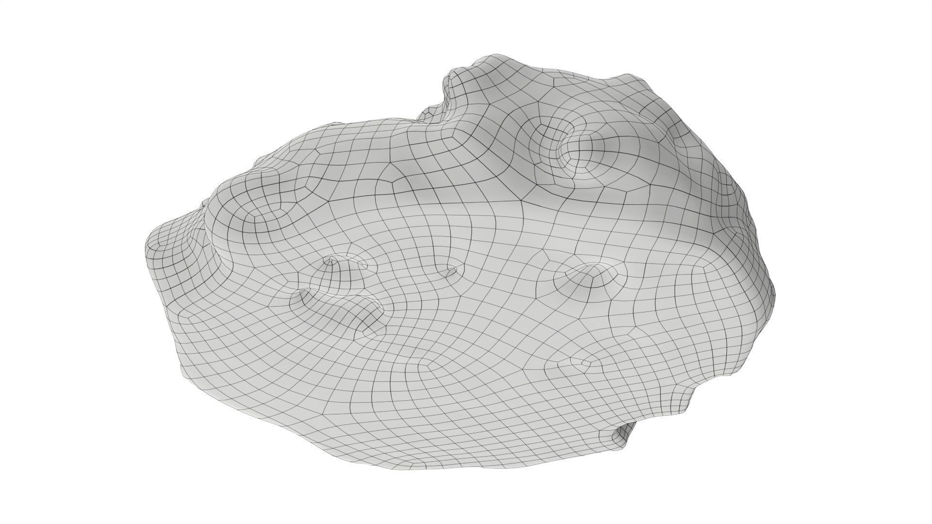 Triple choko cookie 01 3D model_8