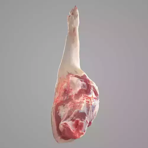 Butchered Pig Foot Low-poly 3D model