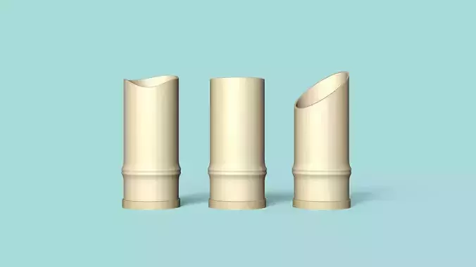 Kit 03 Bamboo Vases - Cute Plant Pot