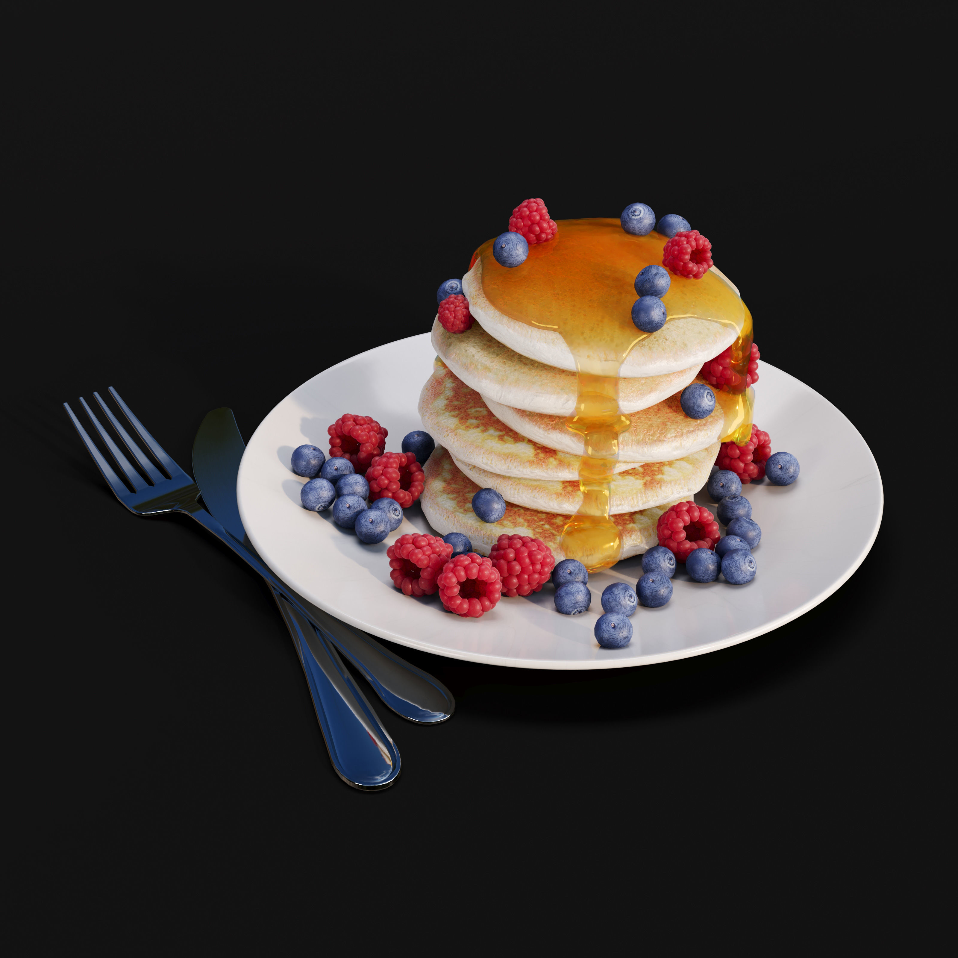 Archmodels vol 289 - collection of food sets 3D model_40