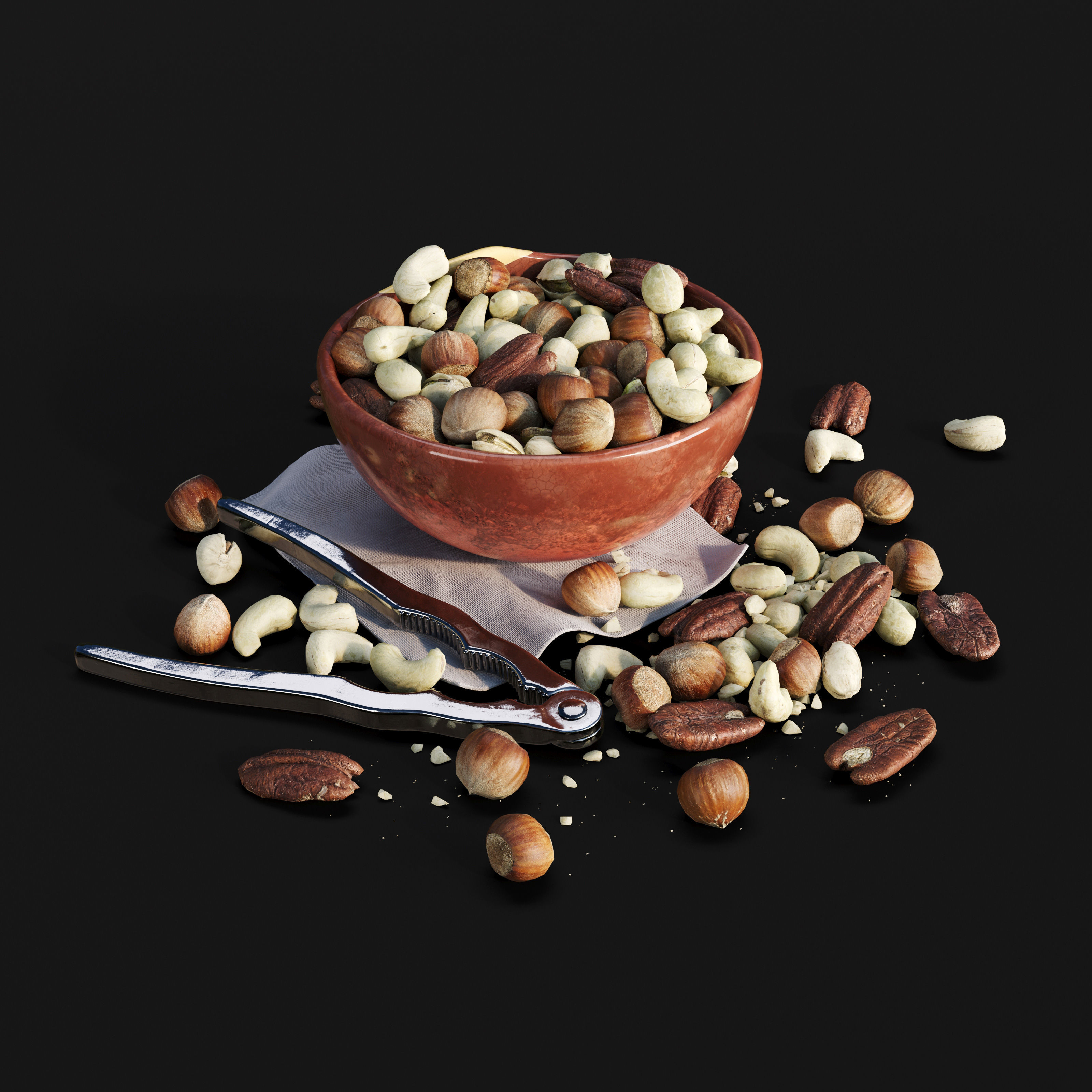 Archmodels vol 289 - collection of food sets 3D model_27