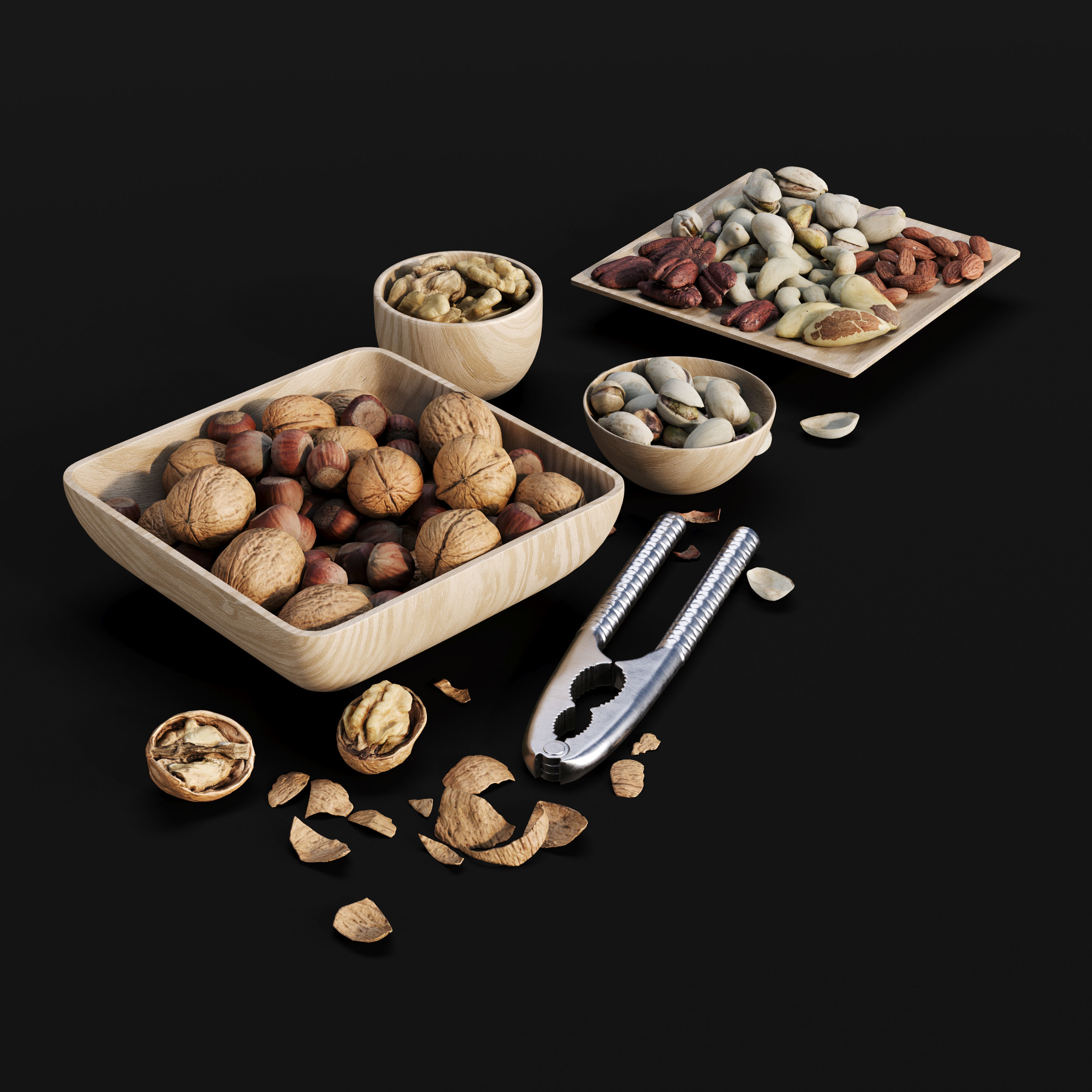 Archmodels vol 289 - collection of food sets 3D model_25