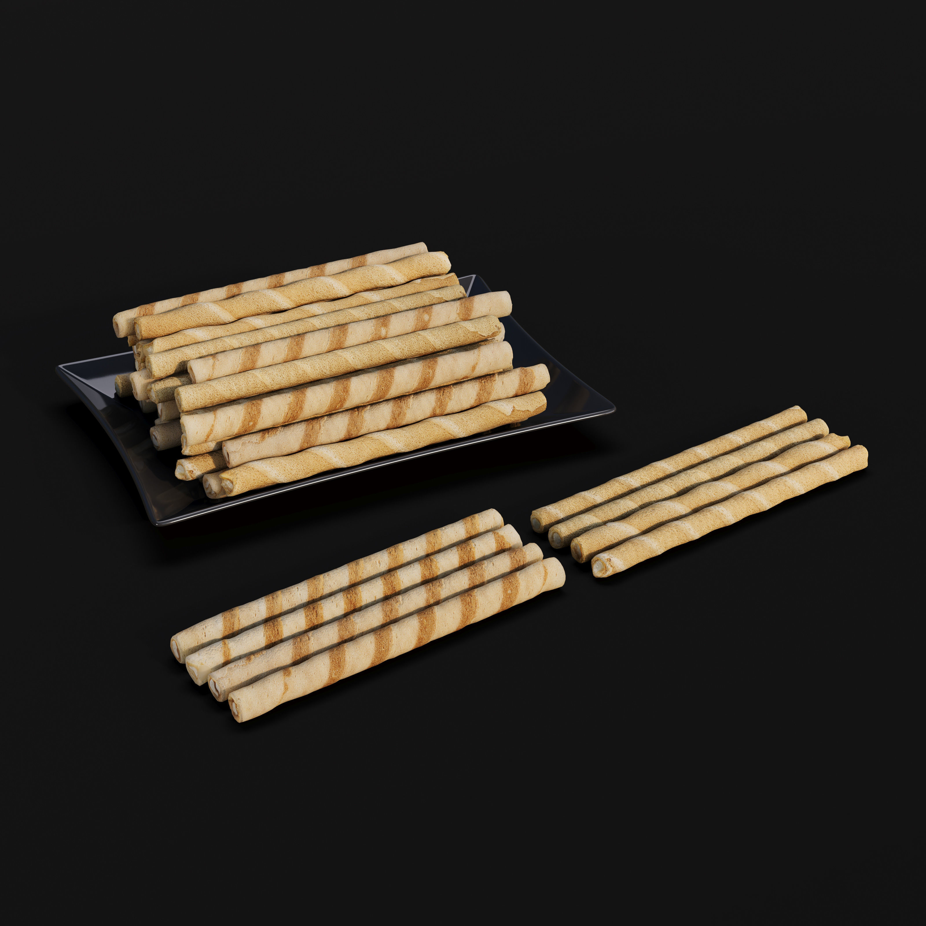 Archmodels vol 289 - collection of food sets 3D model_39