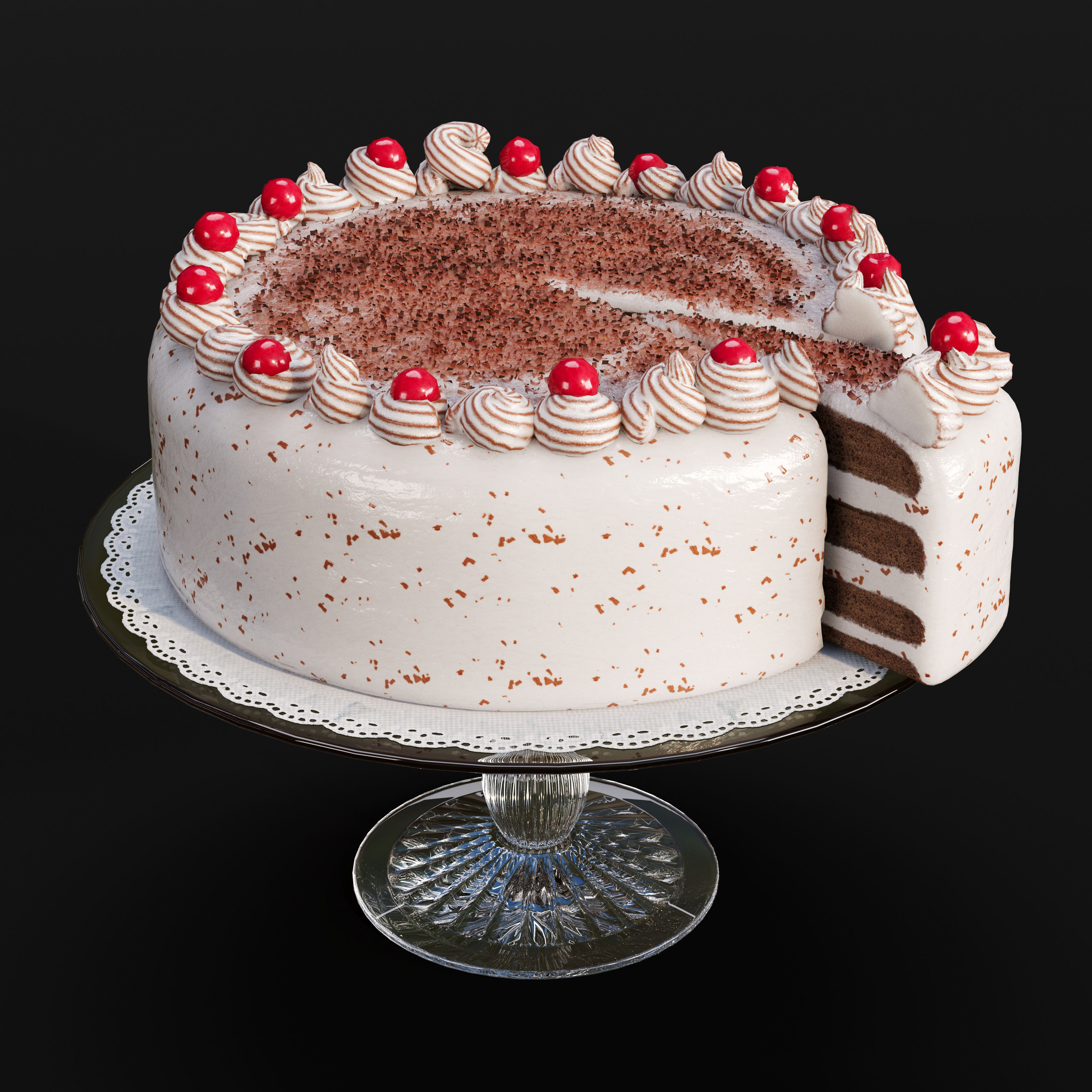 Archmodels vol 289 - collection of food sets 3D model_44