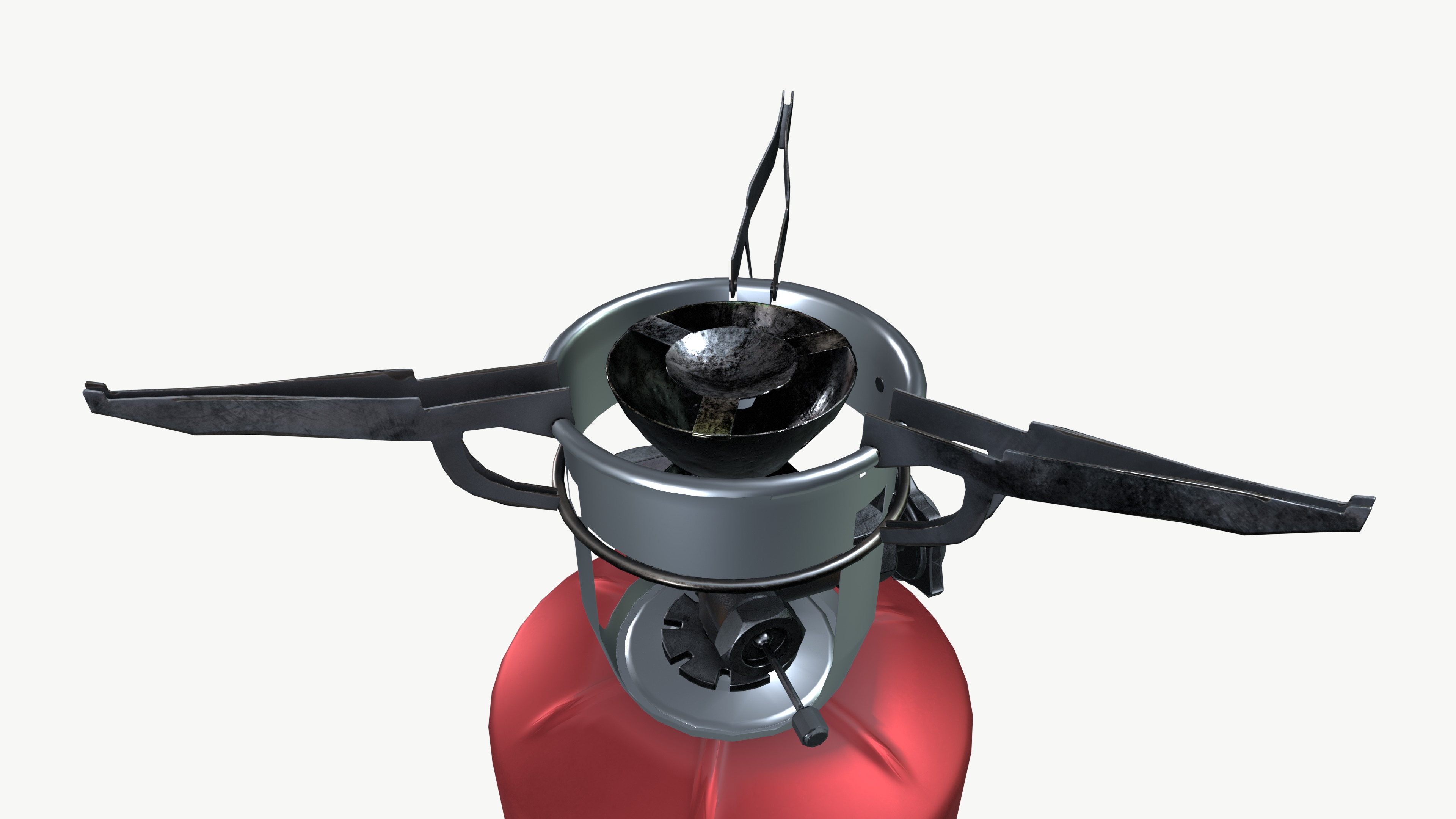 Military stove 3D model_4