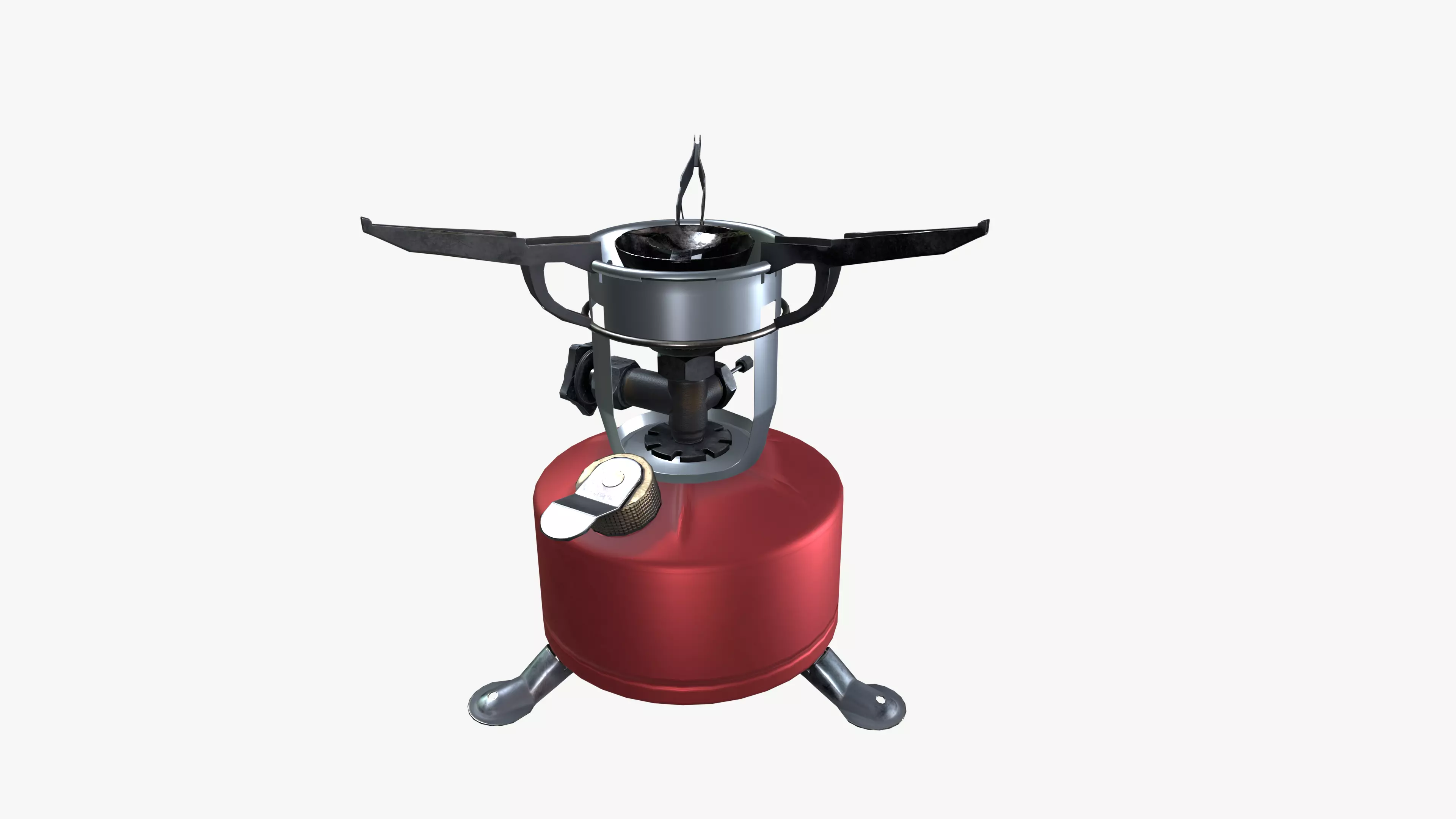 Military stove 3D model_0