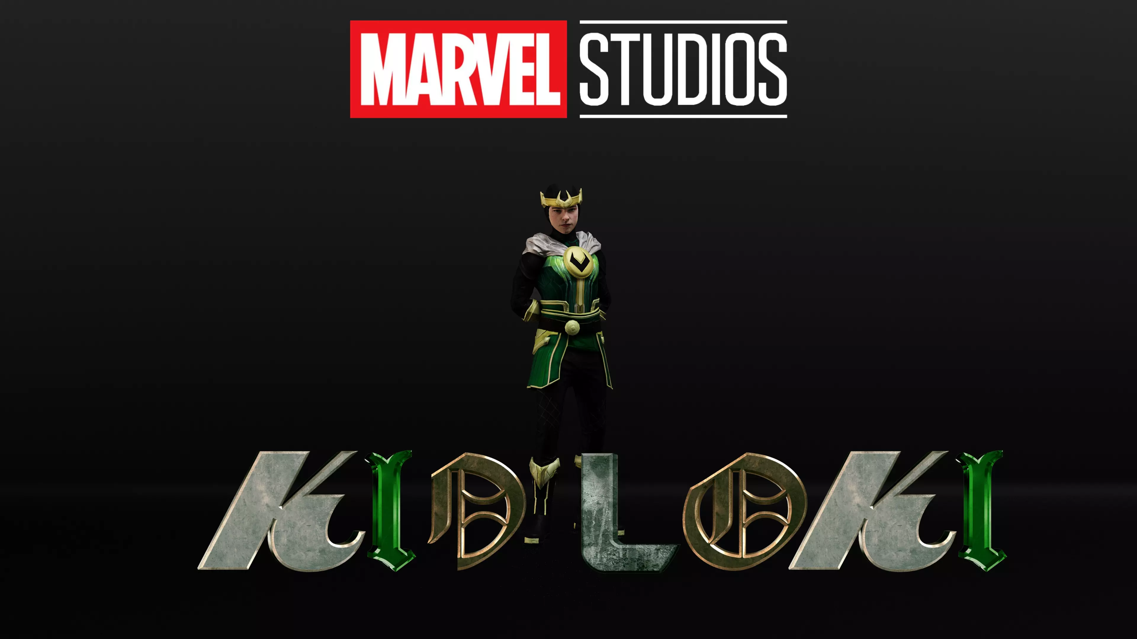 Kid Loki Low-poly 3D model