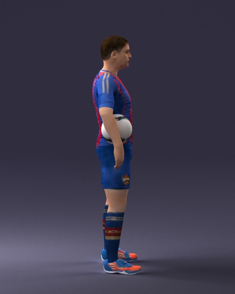000018 Football Player 0510 3D print model_12