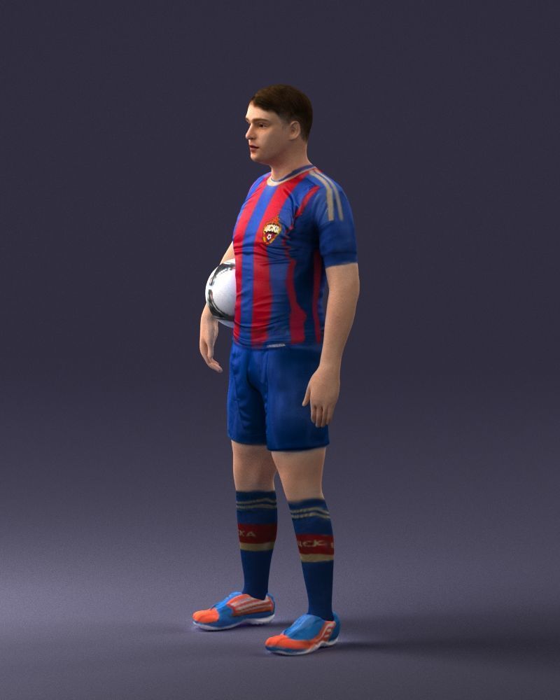 000018 Football Player 0510 3D print model_27