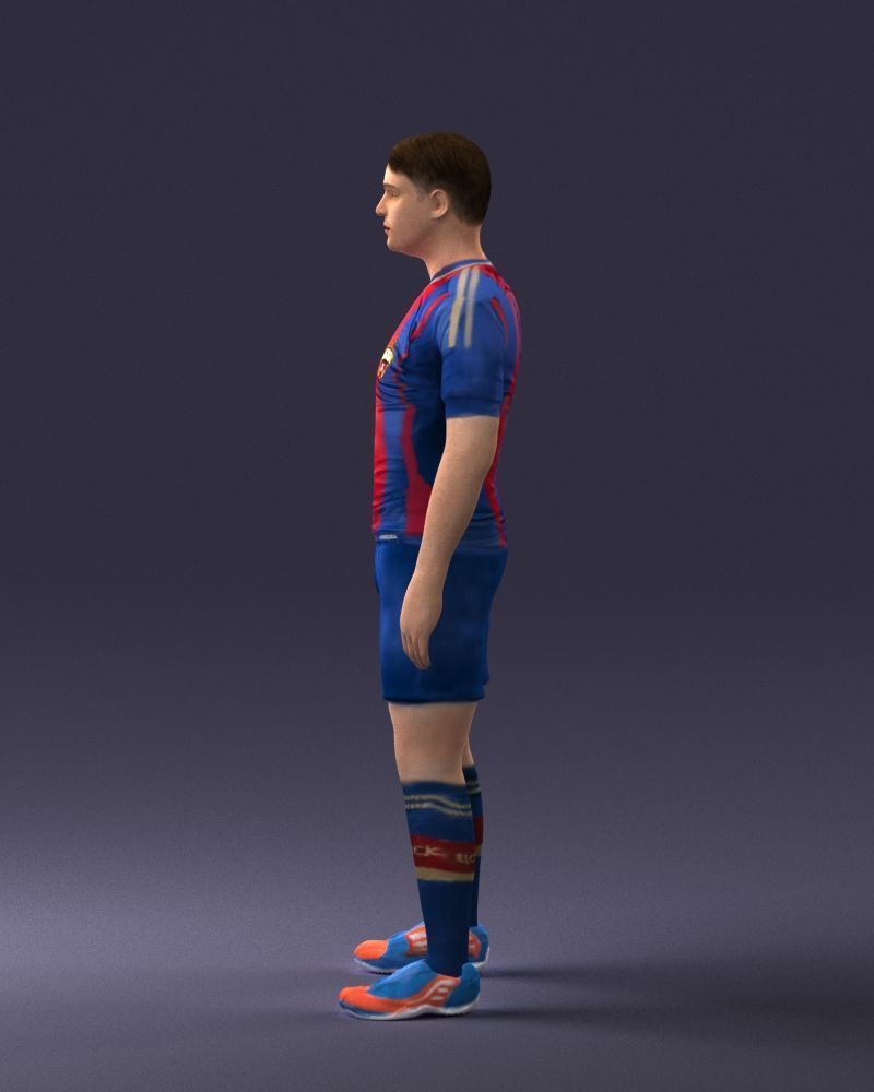 000018 Football Player 0510 3D print model_24