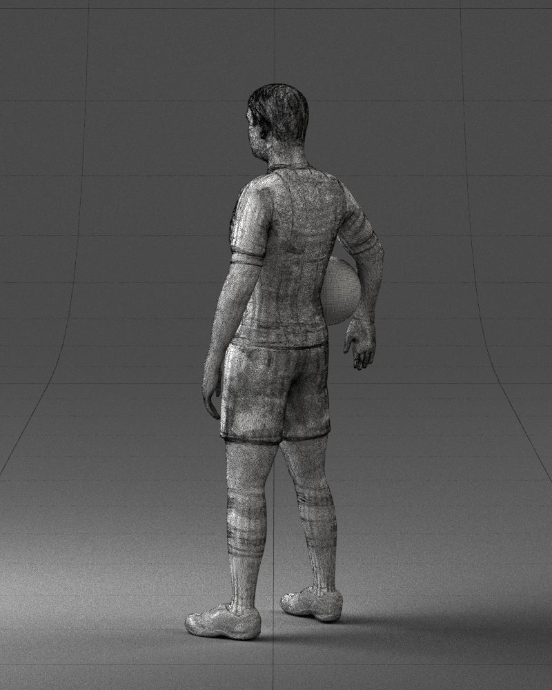 000018 Football Player 0510 3D print model_23