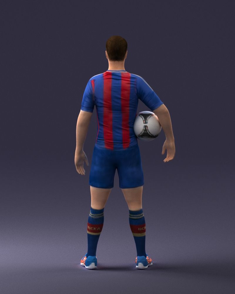000018 Football Player 0510 3D print model_18