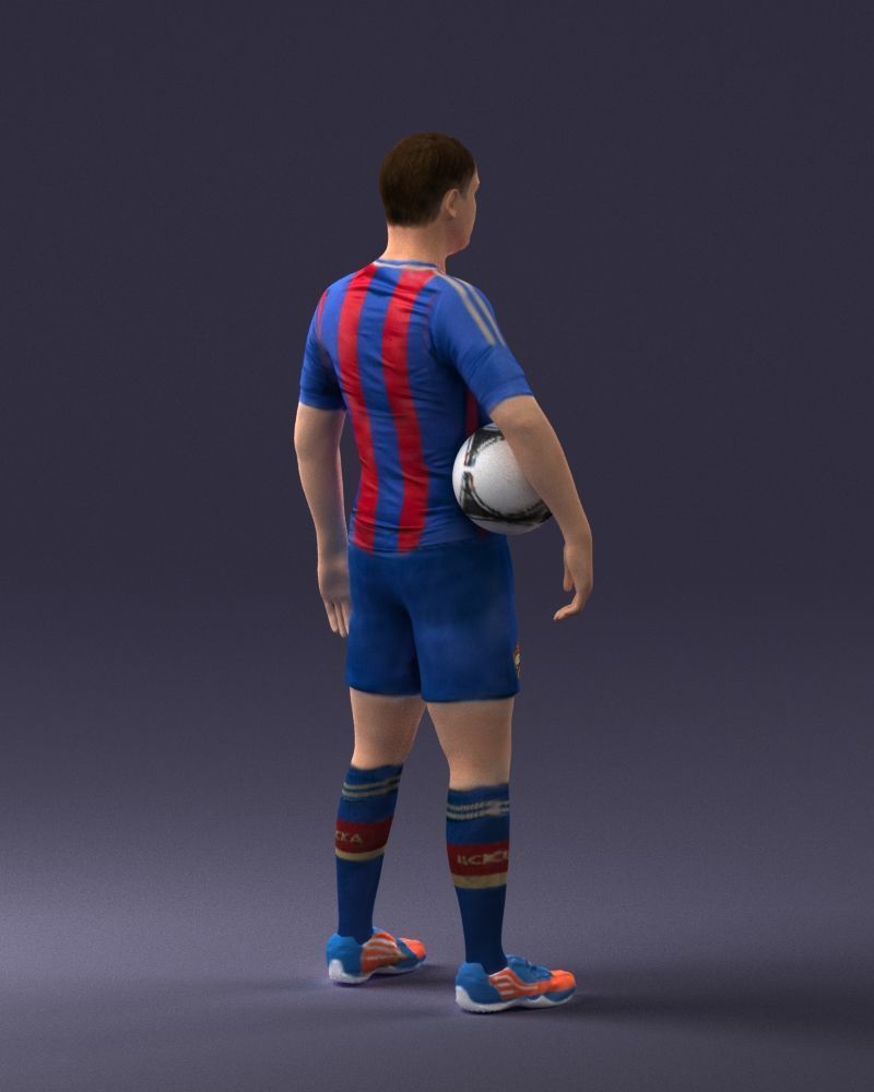 000018 Football Player 0510 3D print model_15