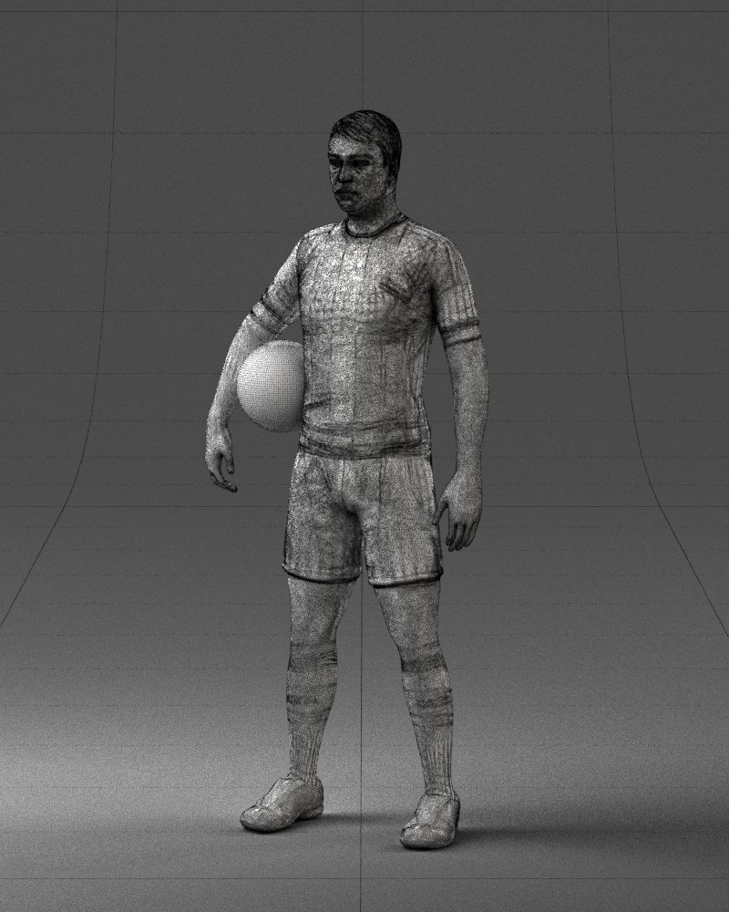000018 Football Player 0510 3D print model_32