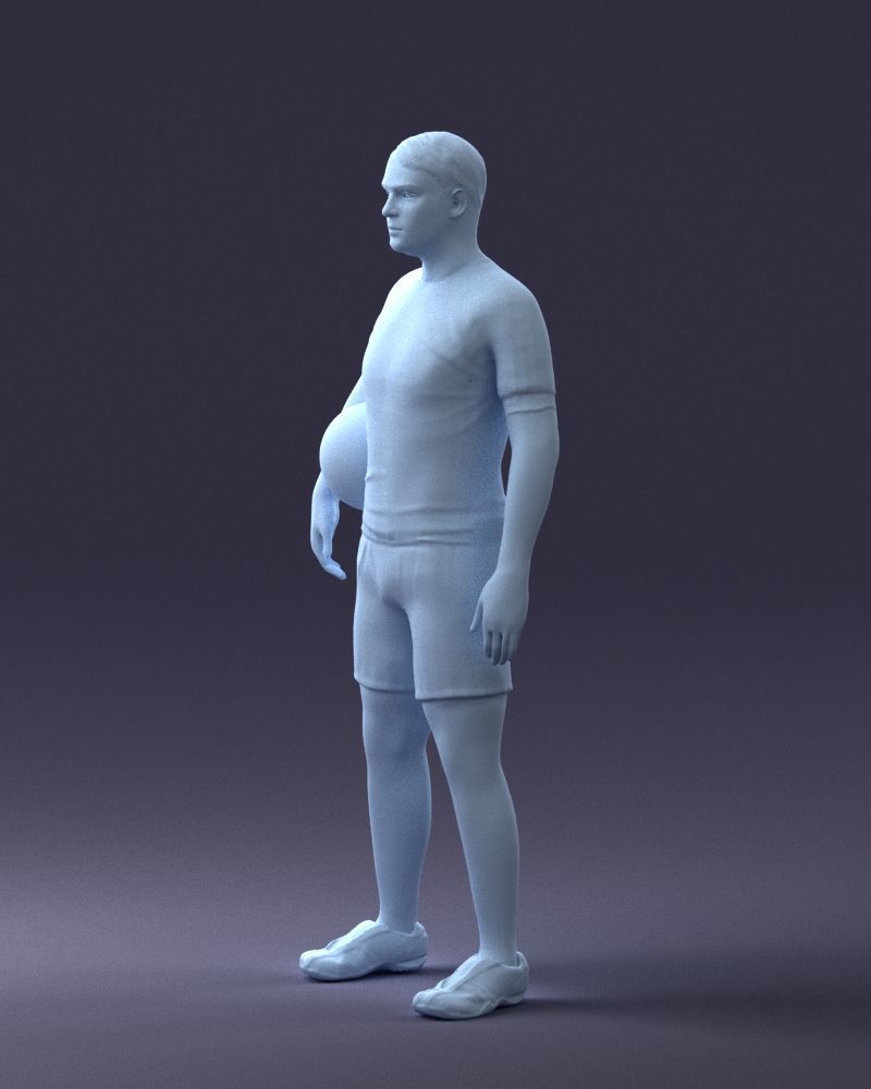 000018 Football Player 0510 3D print model_28