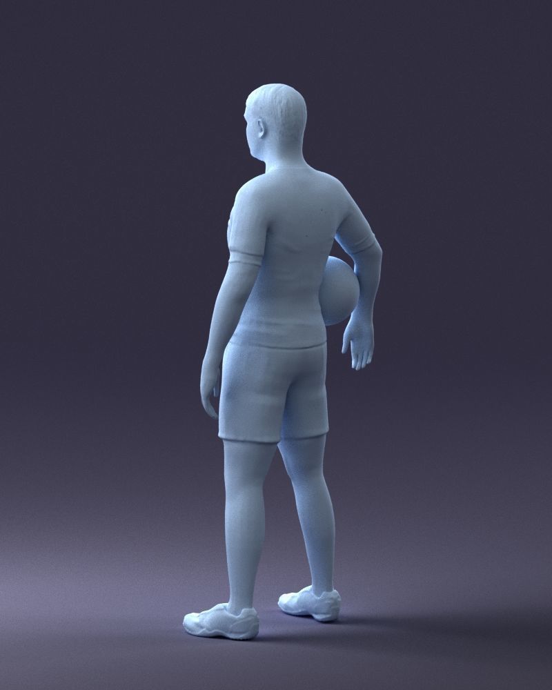 000018 Football Player 0510 3D print model_22