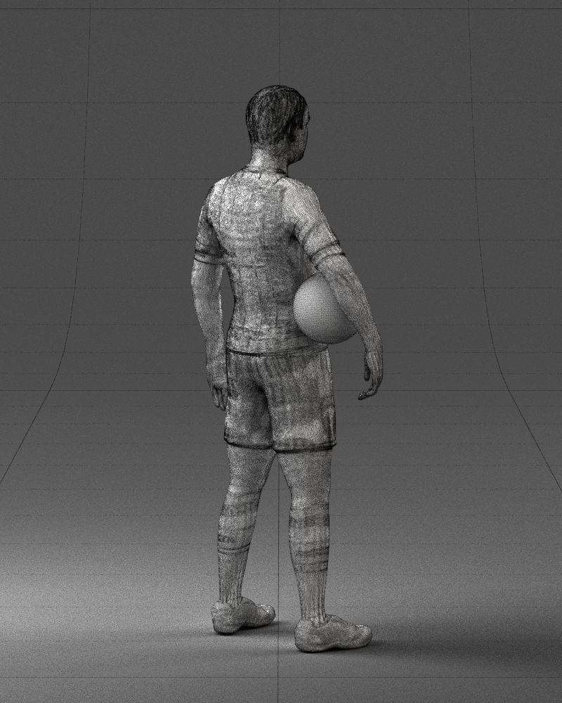 000018 Football Player 0510 3D print model_17