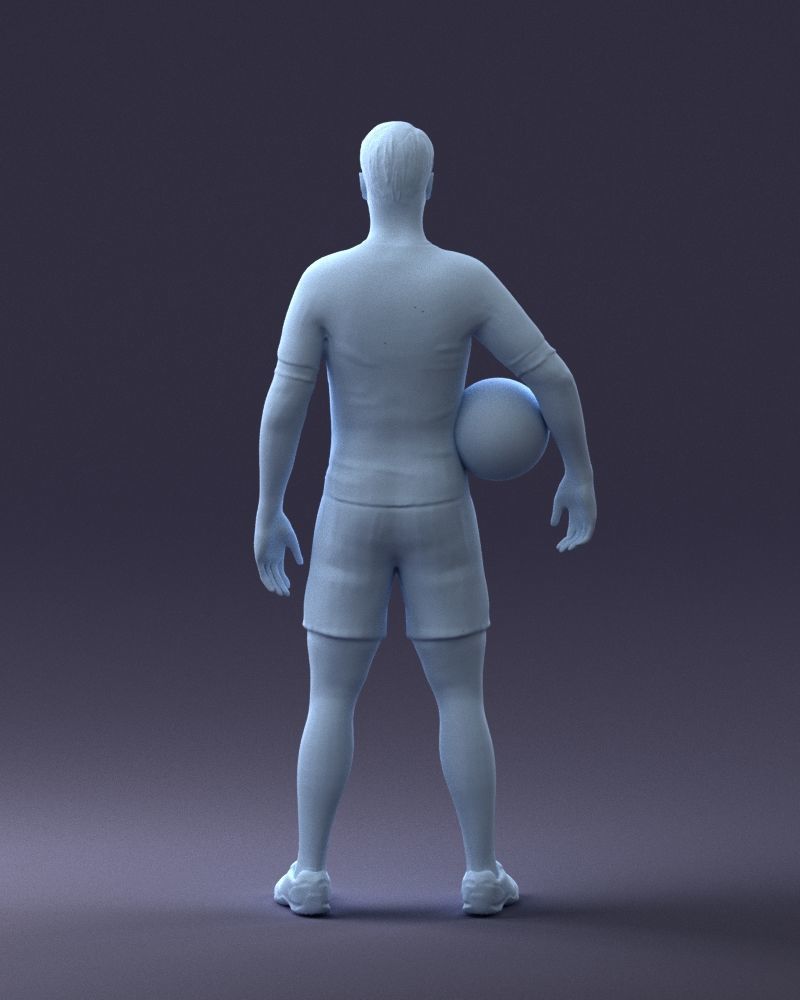 000018 Football Player 0510 3D print model_19