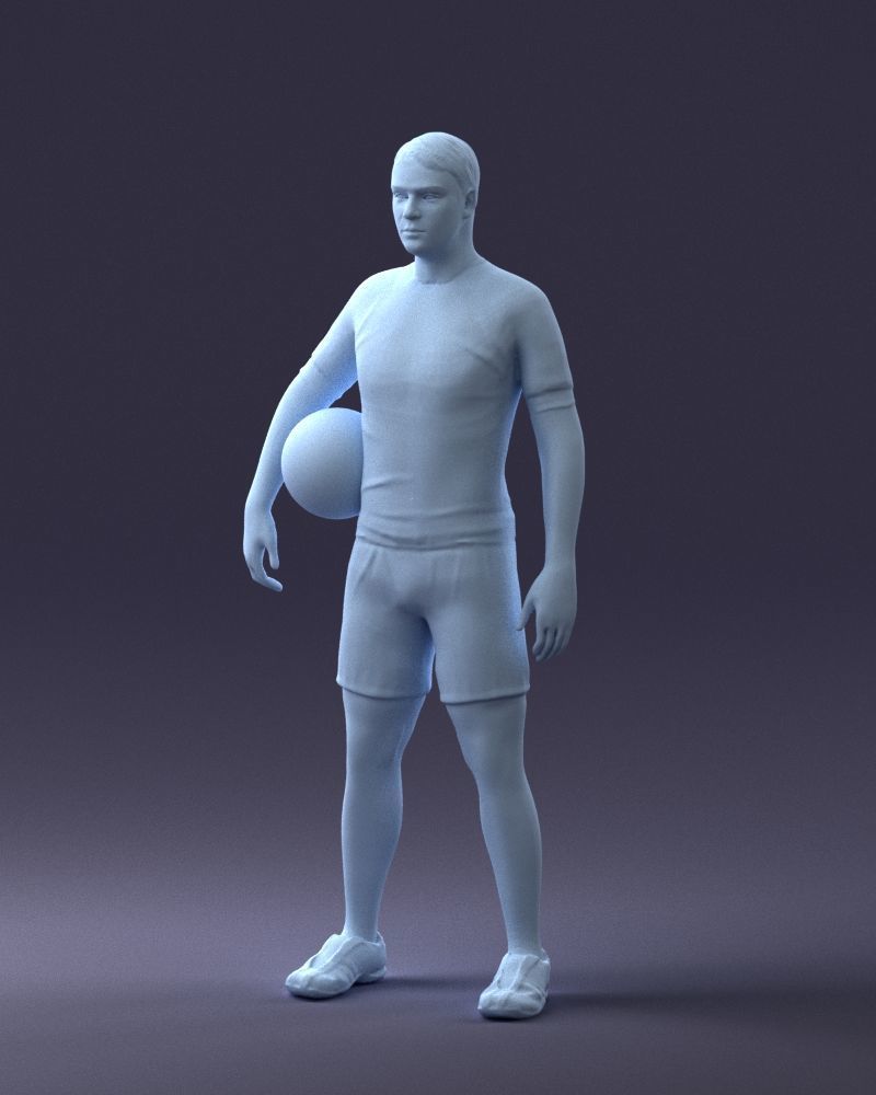 000018 Football Player 0510 3D print model_31
