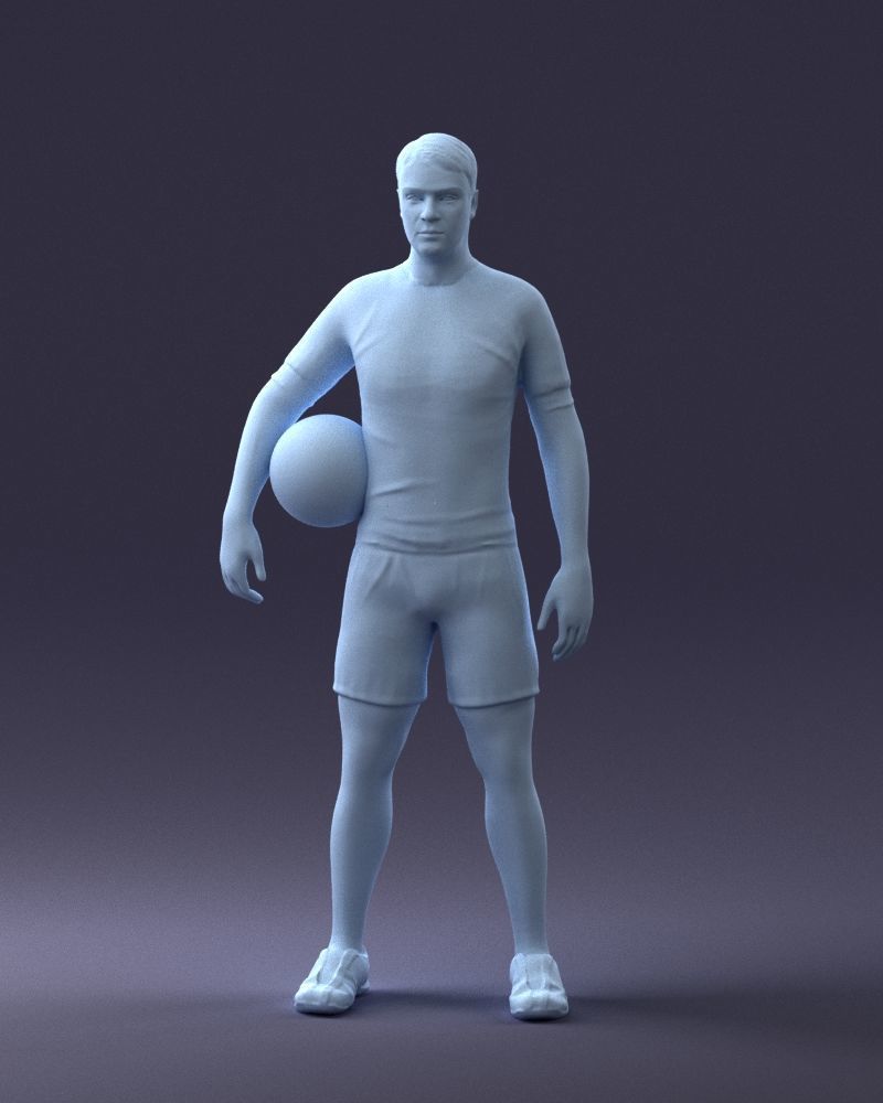 000018 Football Player 0510 3D print model_34