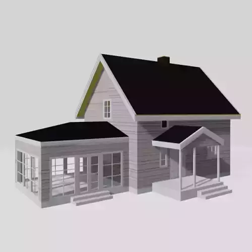 Barn House 3D print model