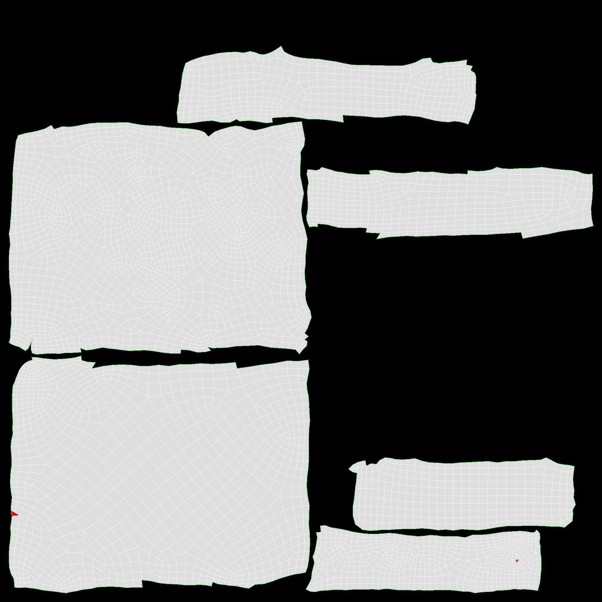 Waffle Cake with Cocoa 3D model_11