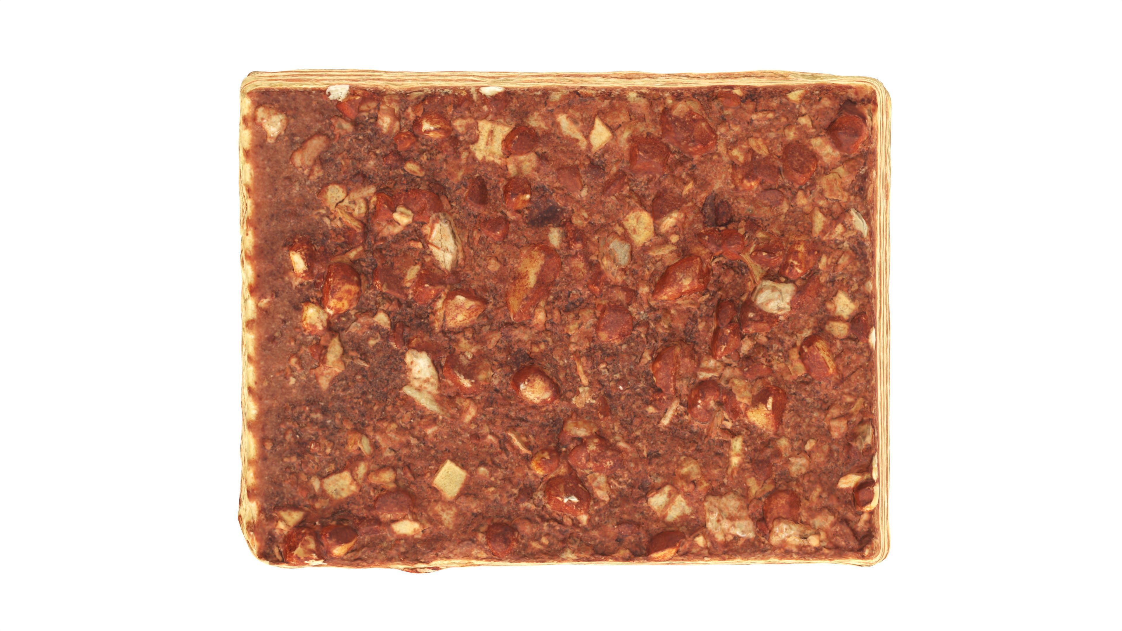 Waffle Cake with Cocoa 3D model_6