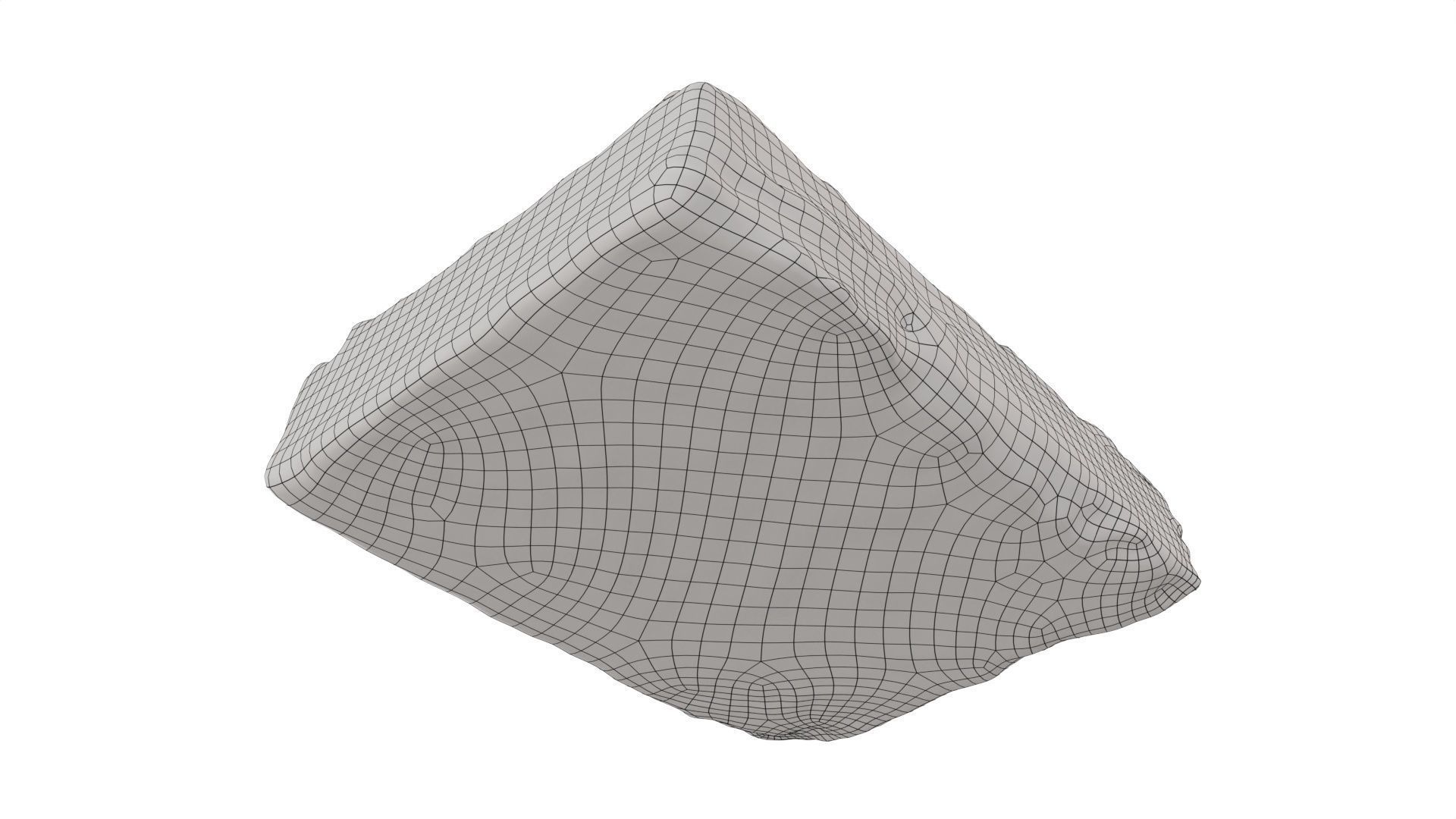 Waffle Cake with Cocoa 3D model_8