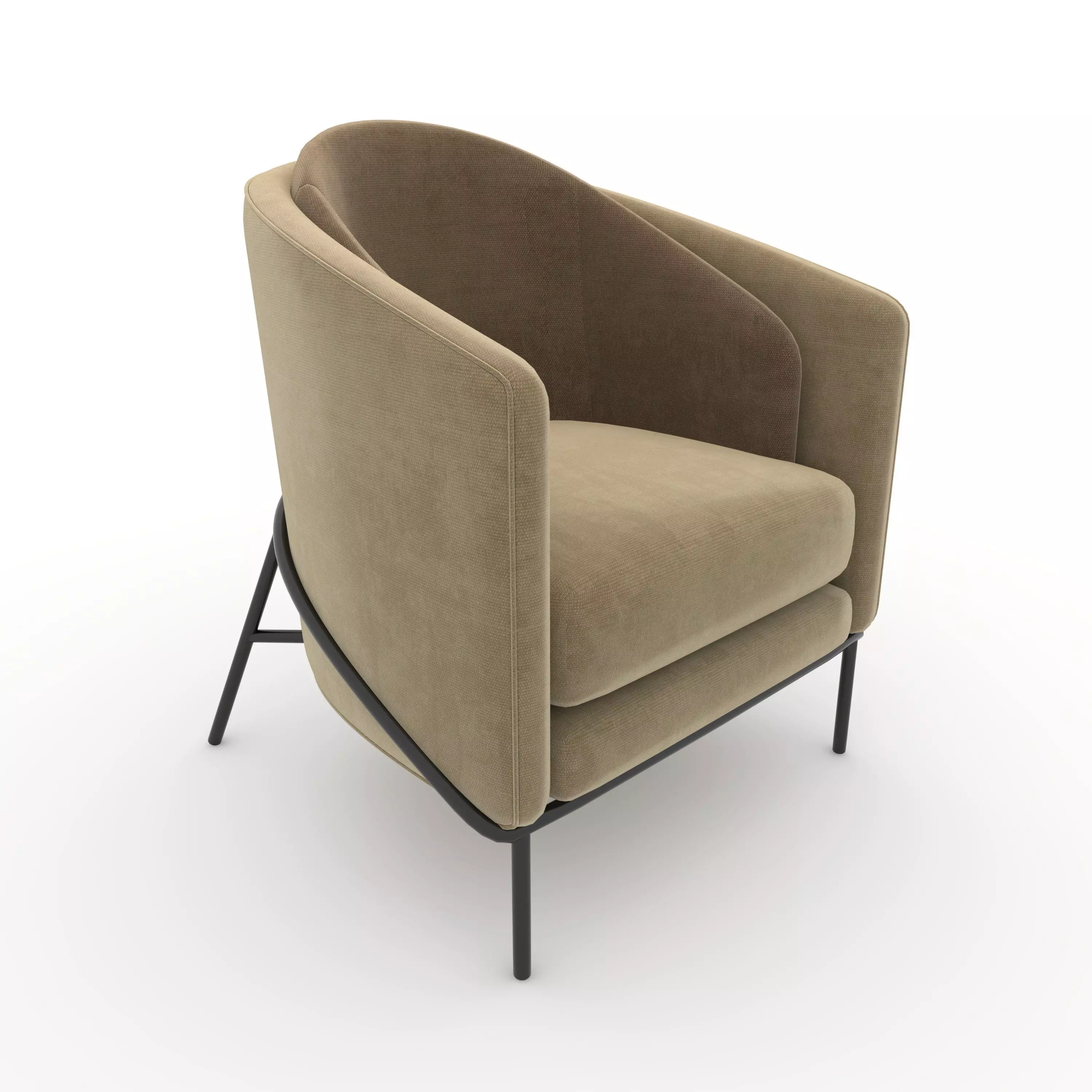 Armchair 49 3D model_0
