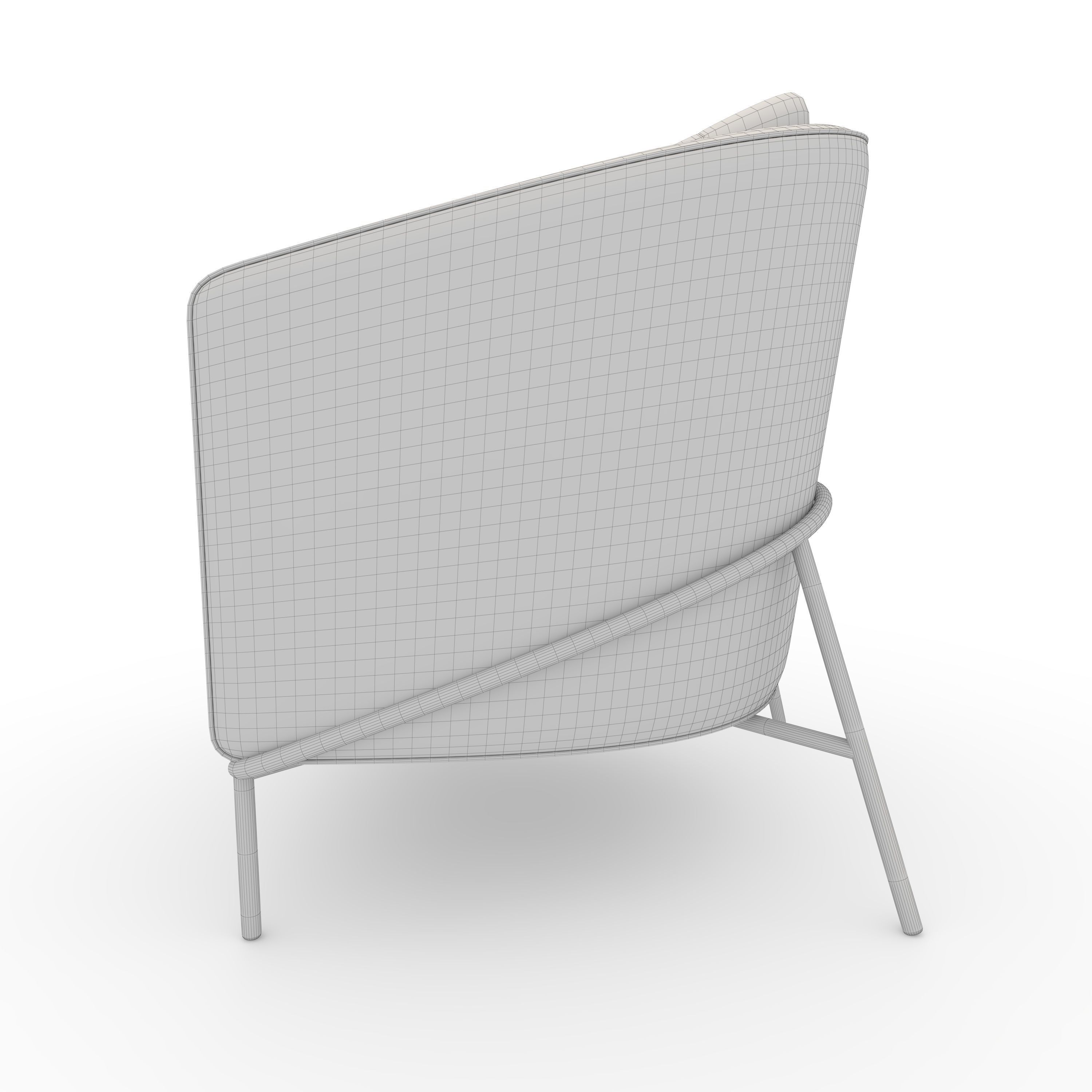 Armchair 49 3D model_13
