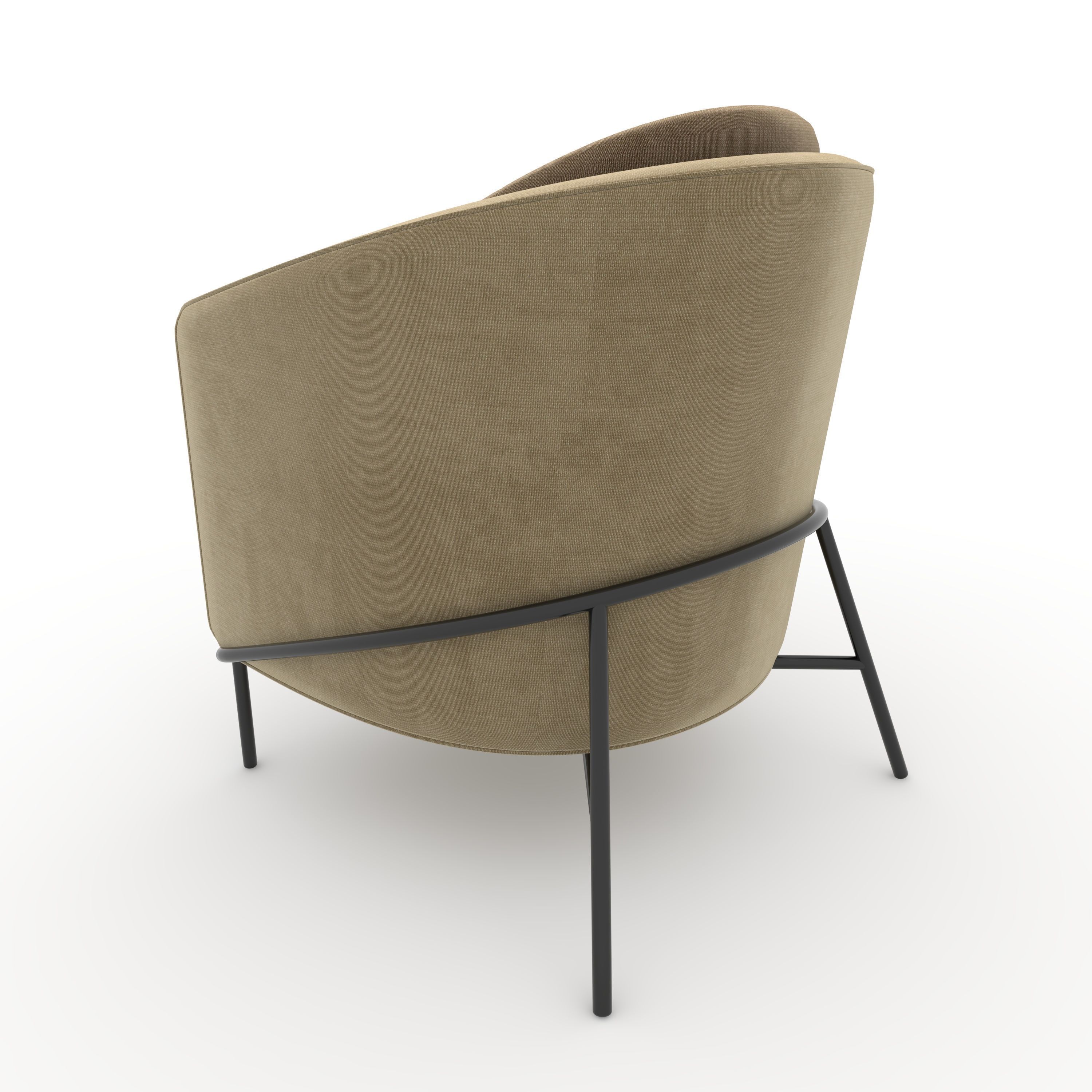 Armchair 49 3D model_6
